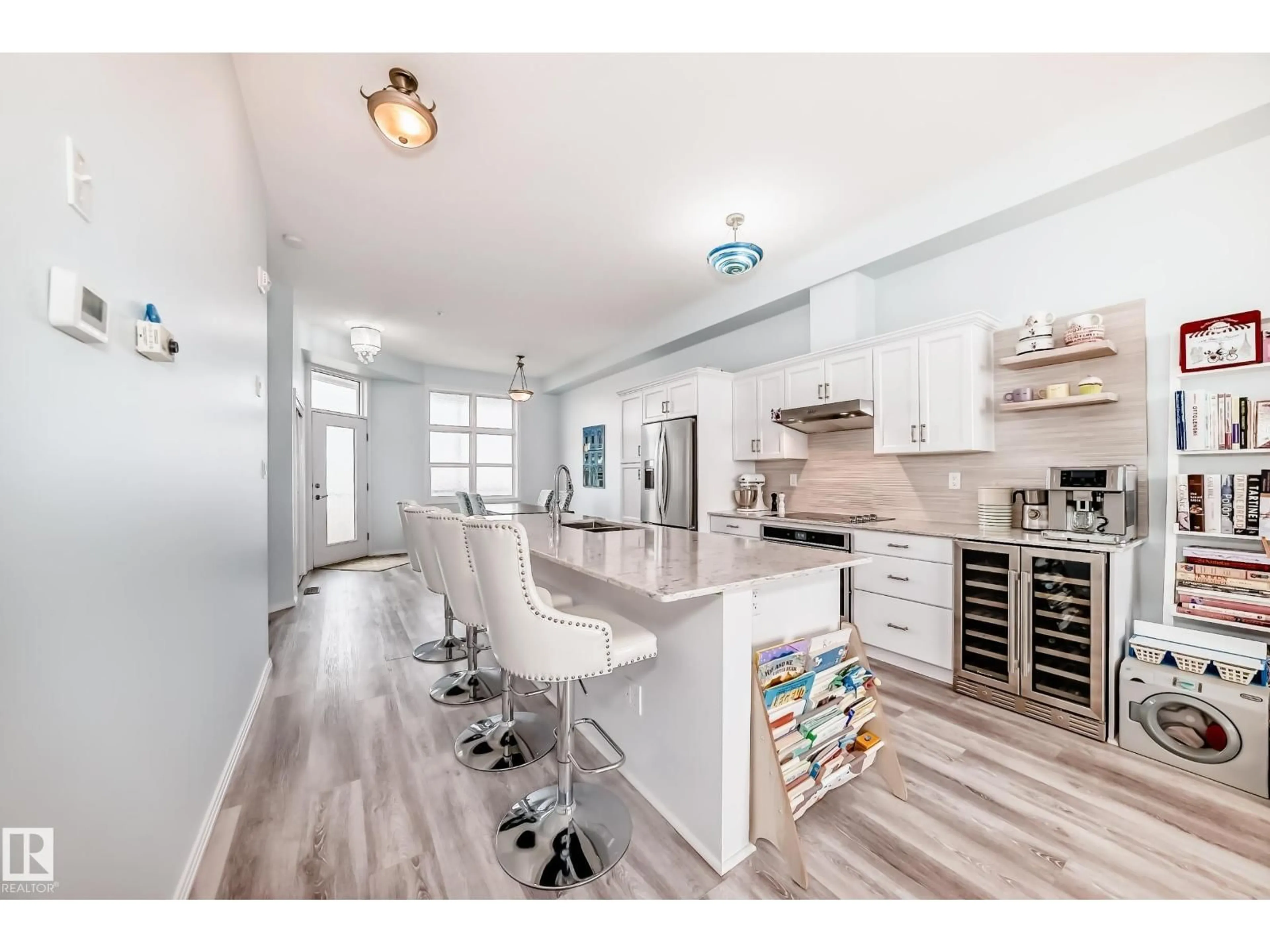 Open concept kitchen, unknown for #414 - 9507 101 AV, Edmonton Alberta T5H4R6