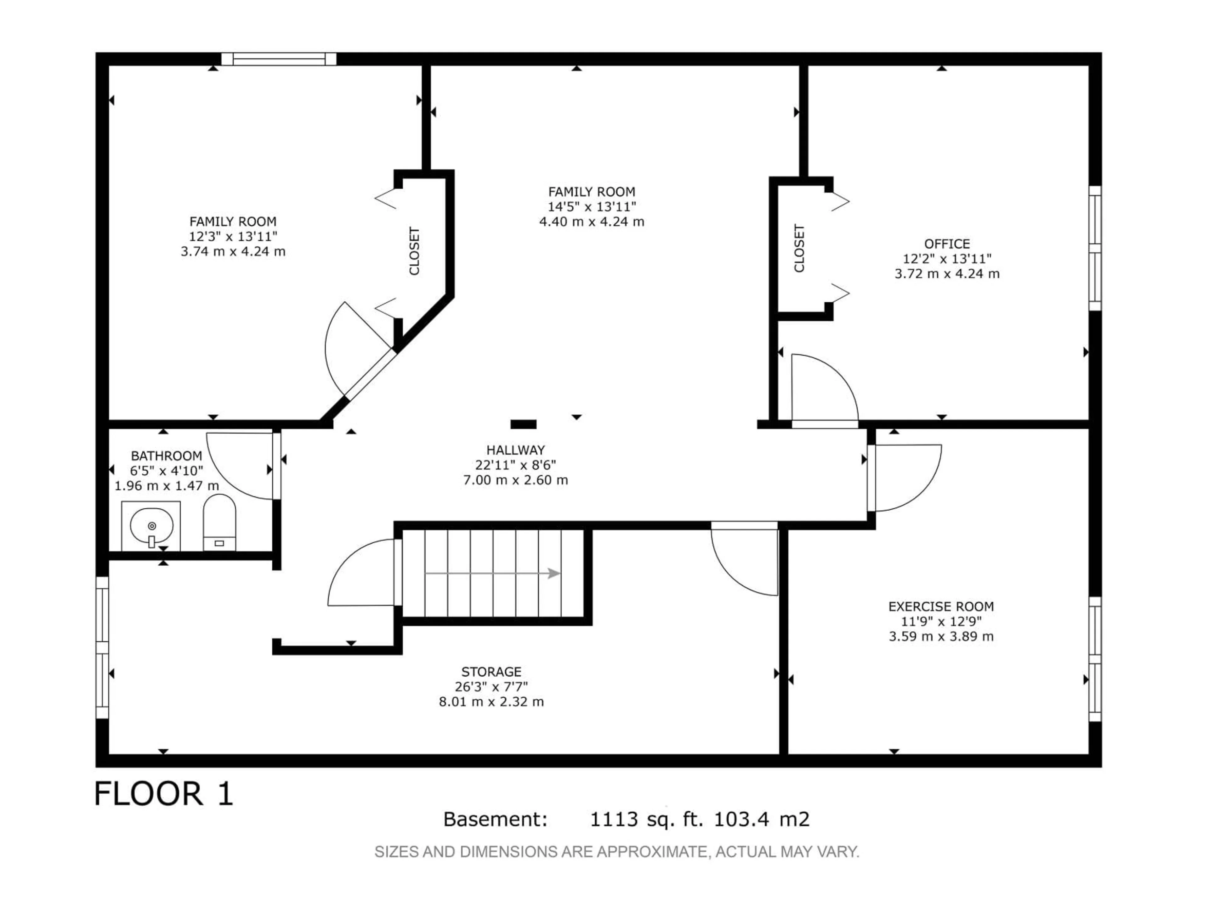 Floor plan for 4805 53 AV, Thorsby Alberta T0C2P0