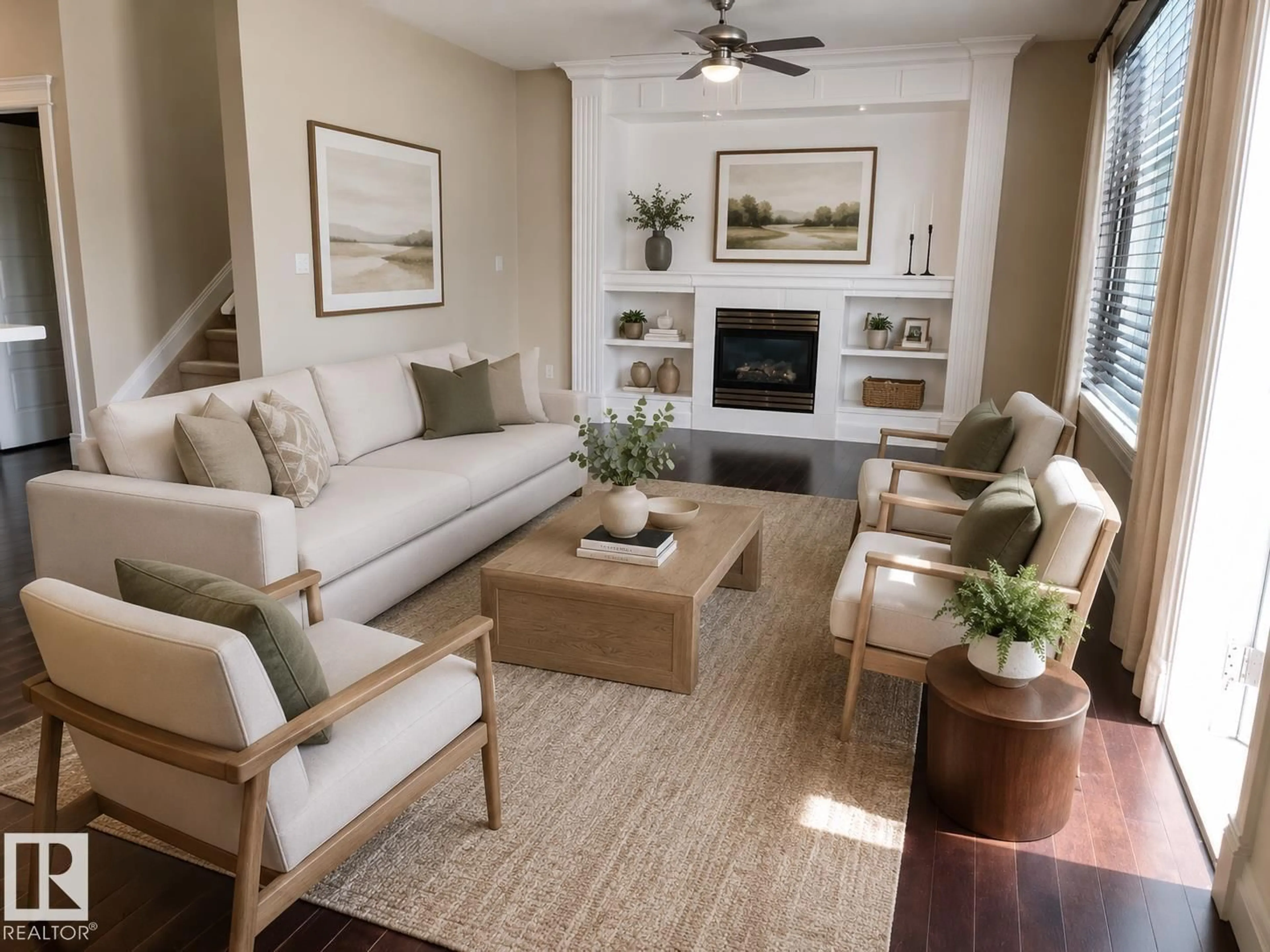 Living room with furniture, unknown for 805 HODGINS RD, Edmonton Alberta T6M0L1