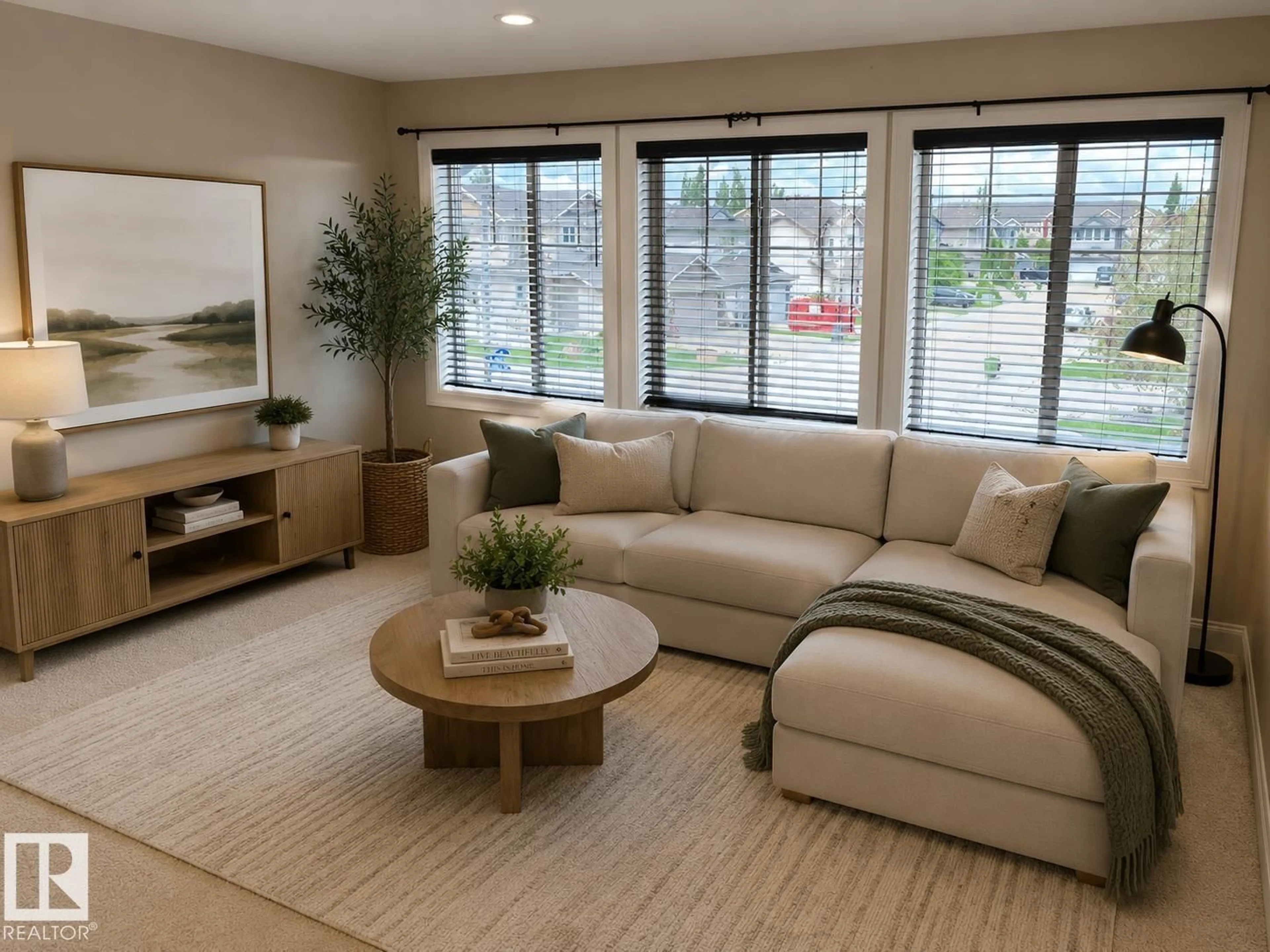 Living room with furniture, unknown for 805 HODGINS RD, Edmonton Alberta T6M0L1