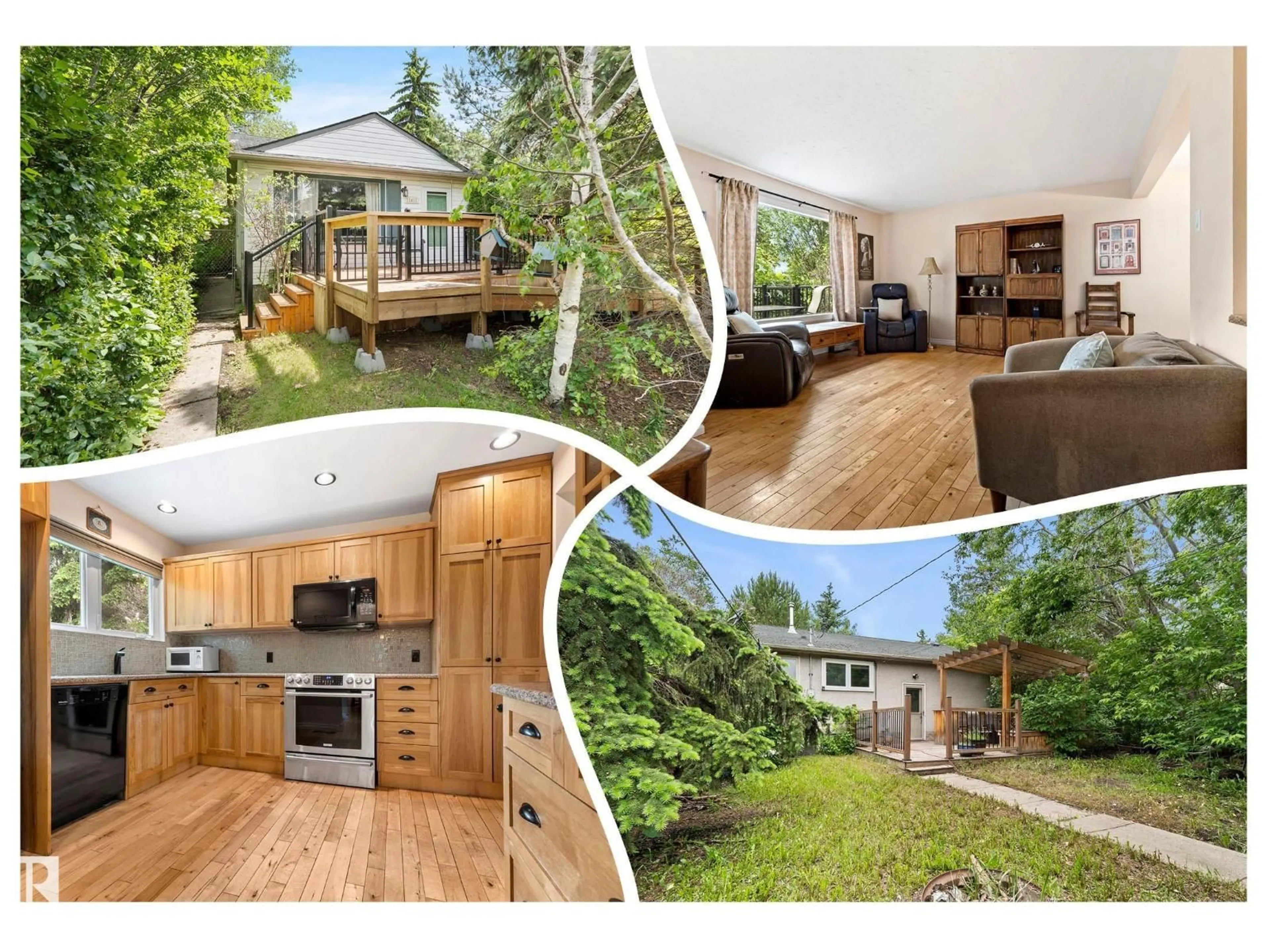 A pic from outside/outdoor area/front of a property/back of a property/a pic from drone, street for NW - 13411 105 ST, Edmonton Alberta T5E4S7