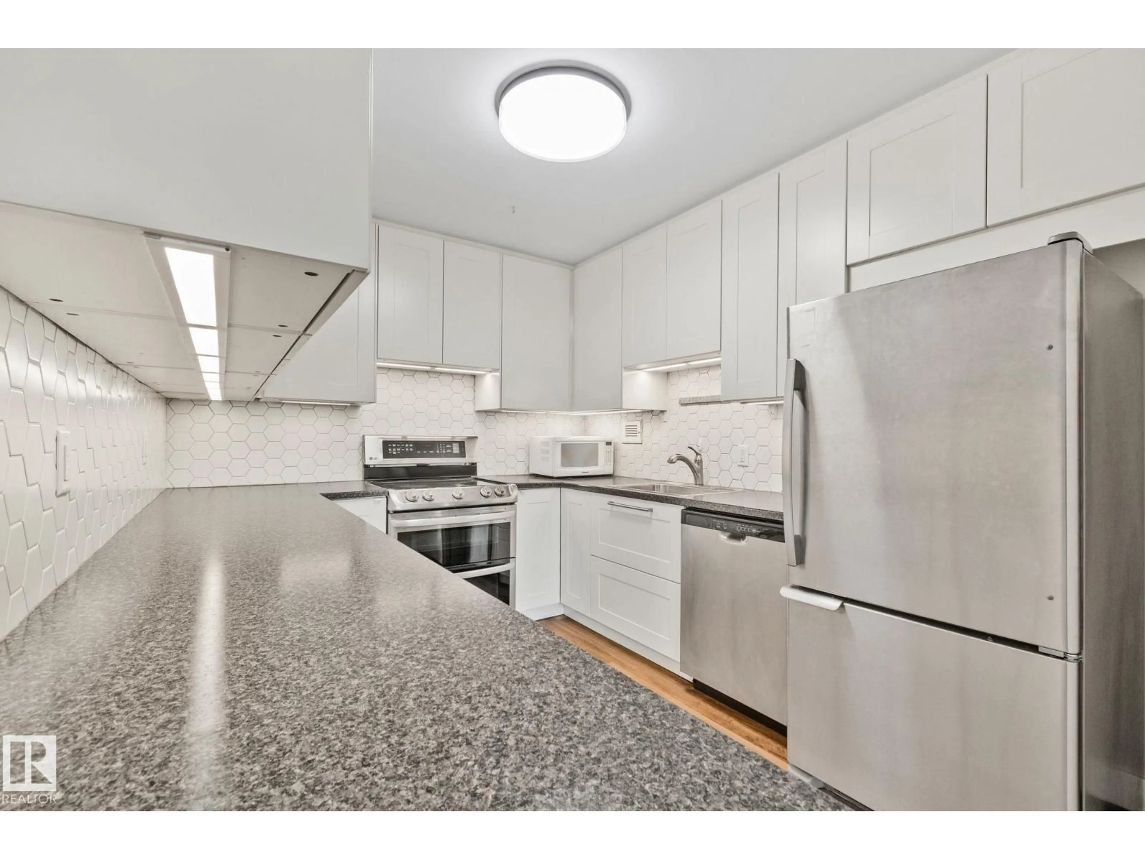 Standard kitchen, unknown for #705 - 9940 112 ST, Edmonton Alberta T5K1L8