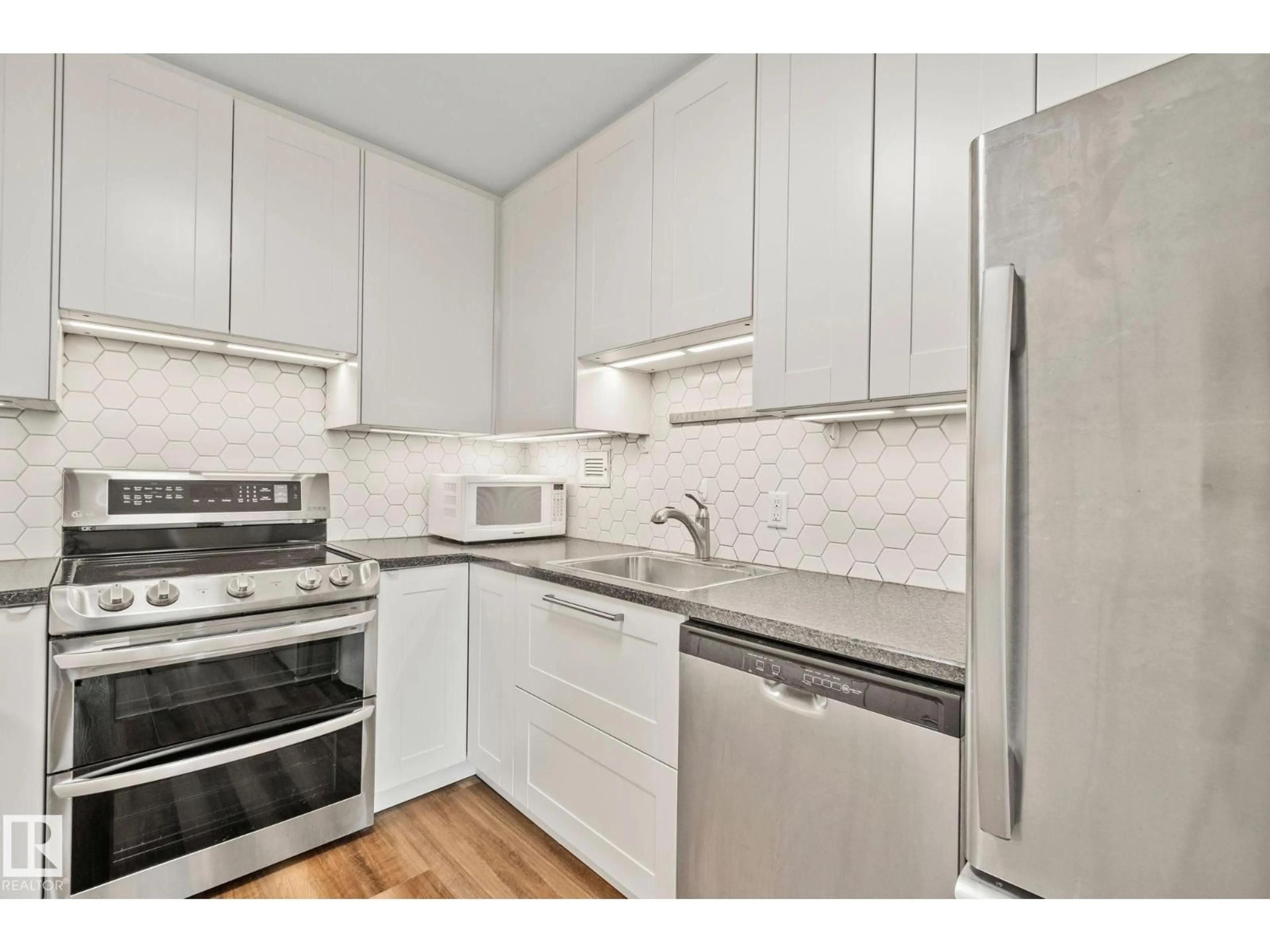 Standard kitchen, unknown for #705 - 9940 112 ST, Edmonton Alberta T5K1L8