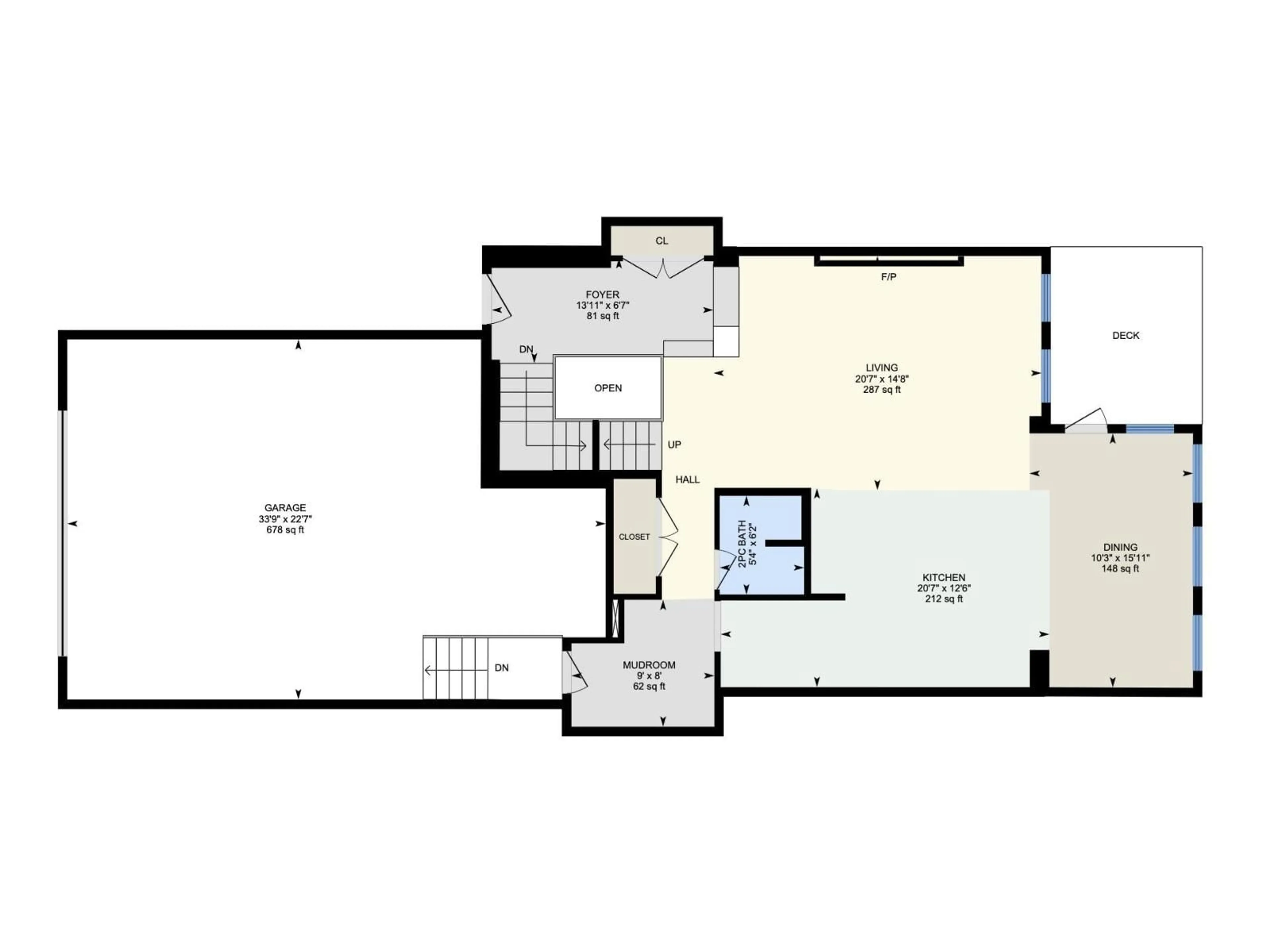 Floor plan for 793 WINDERMERE WD, Edmonton Alberta T6W3G5