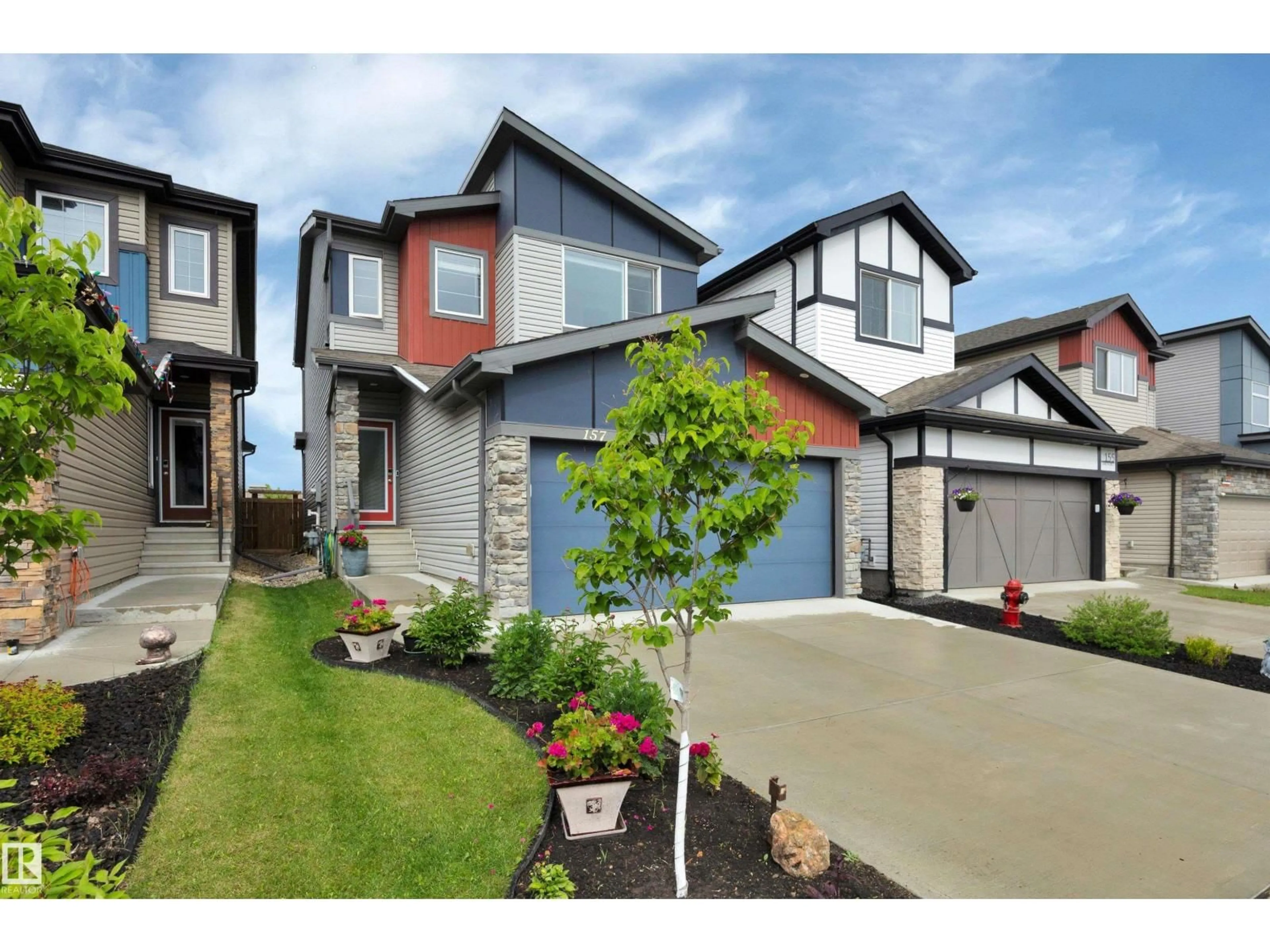 Home with brick exterior material, street for 157 LARCH CR, Leduc Alberta T9E1N3