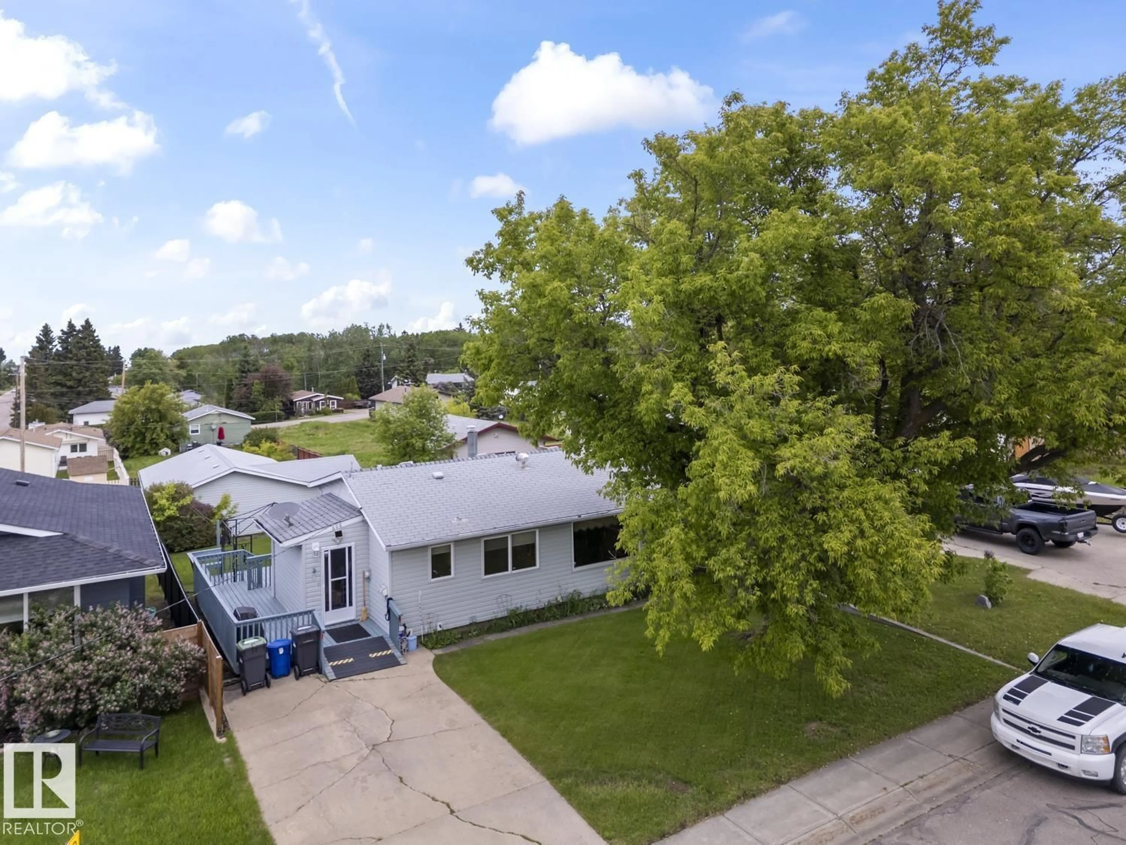 A pic from outside/outdoor area/front of a property/back of a property/a pic from drone, unknown for 608 17 AV, Cold Lake Alberta T9M1L4
