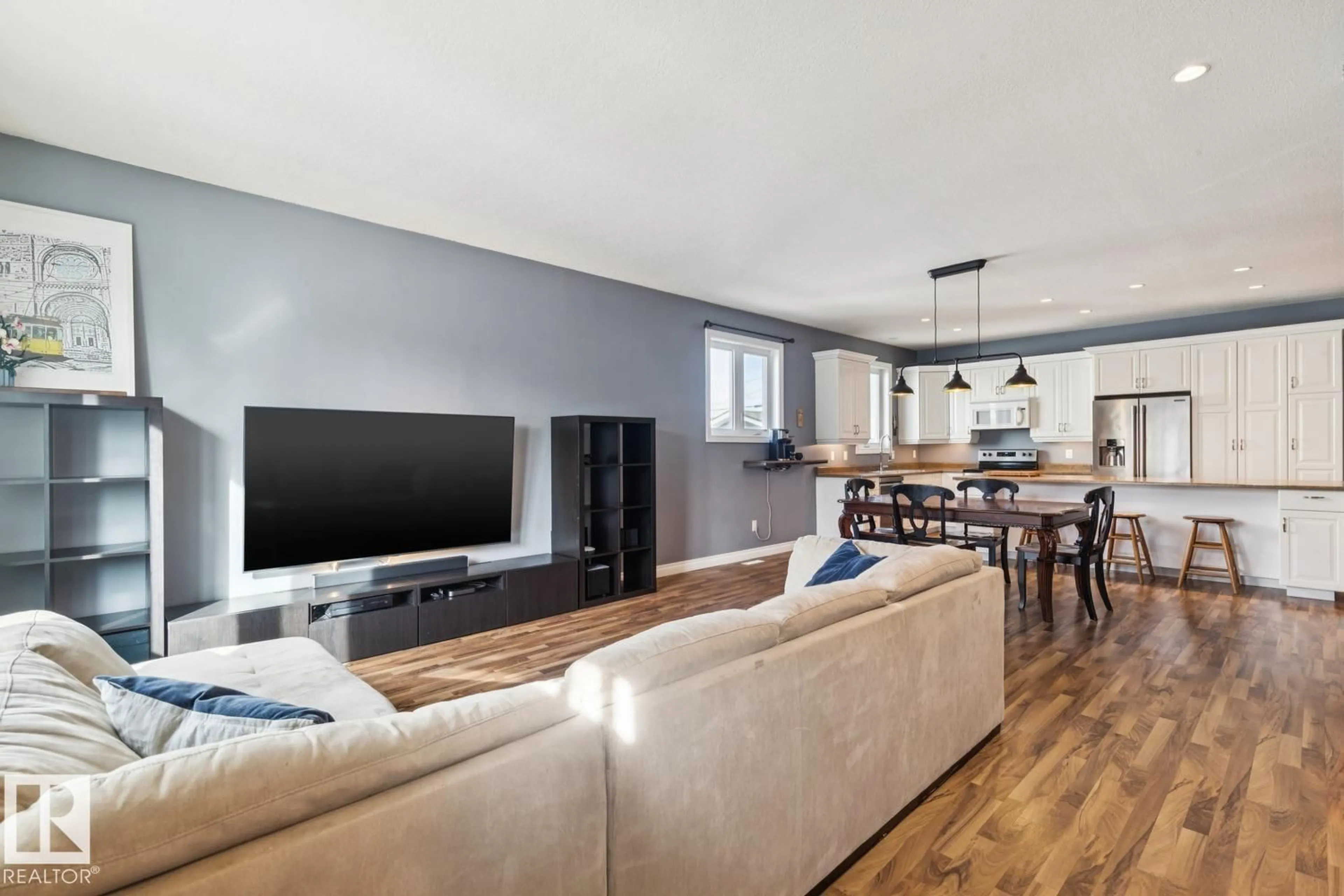 Living room with furniture, unknown for 11118 72 AV, Edmonton Alberta T6G0B2