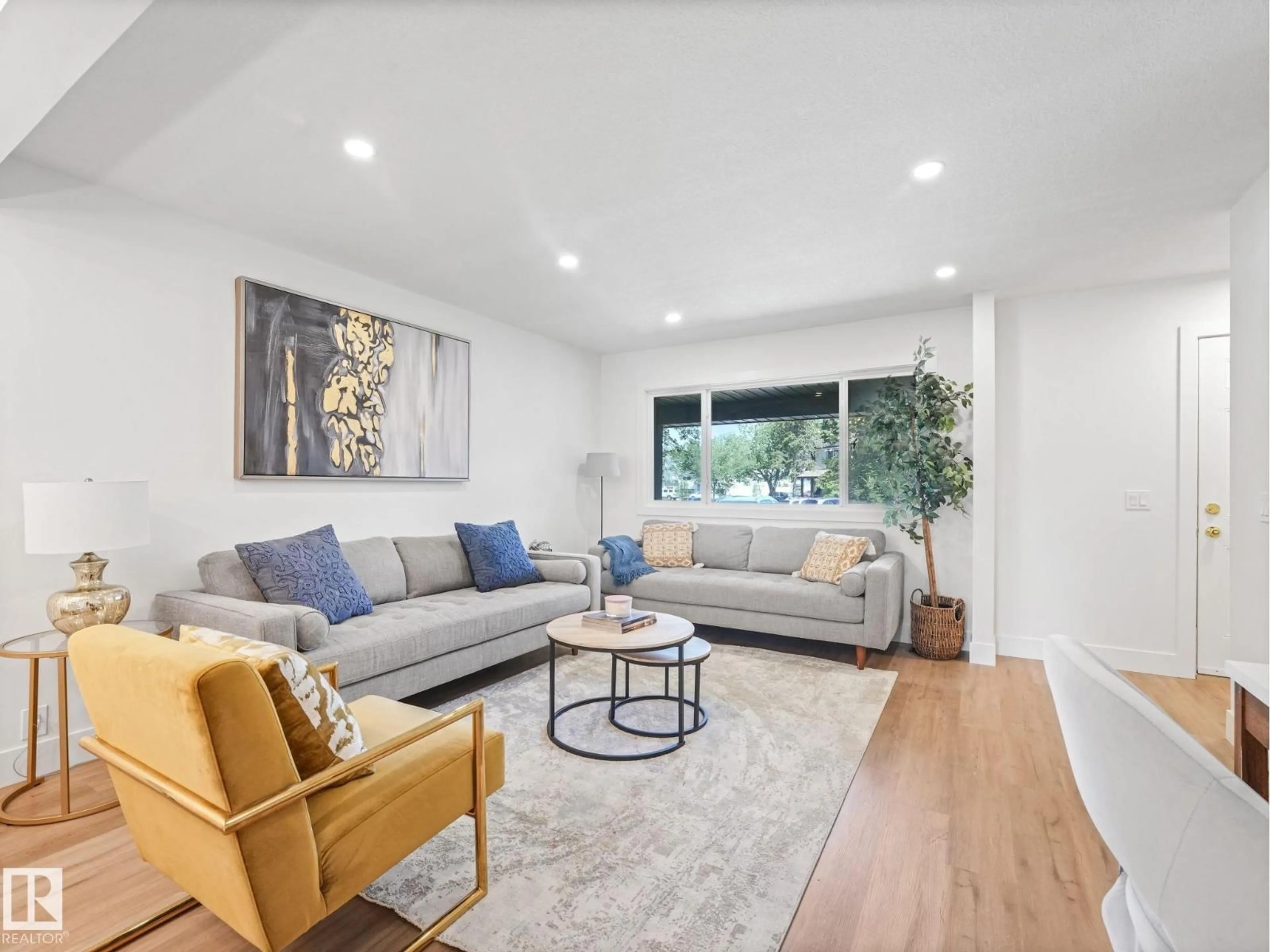 Living room with furniture, unknown for #10 - 13833 30 ST NW, Edmonton Alberta T5Y2B2