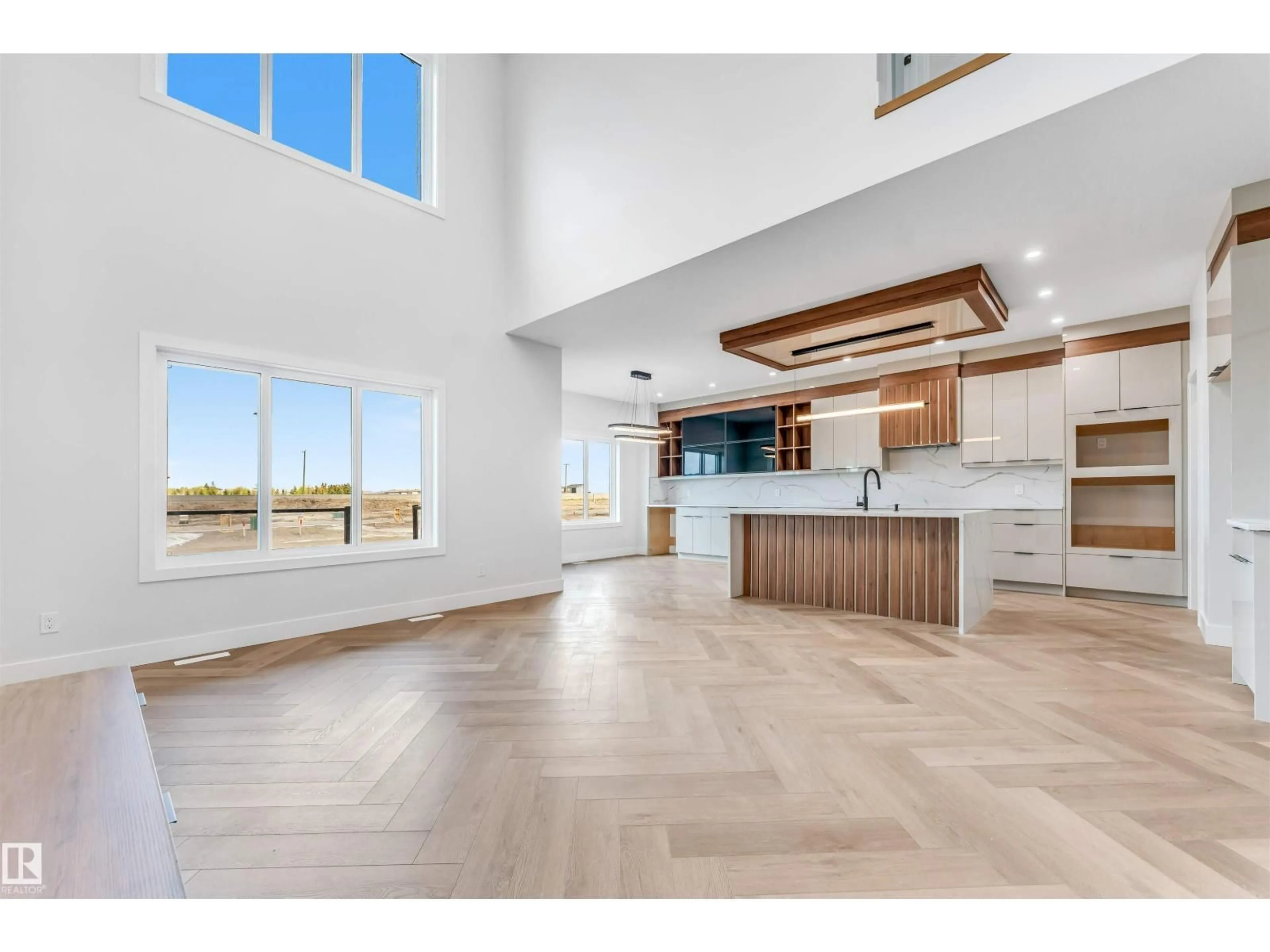 Open concept kitchen, unknown for NE - 6013 19 ST, Rural Leduc County Alberta T4X3C4