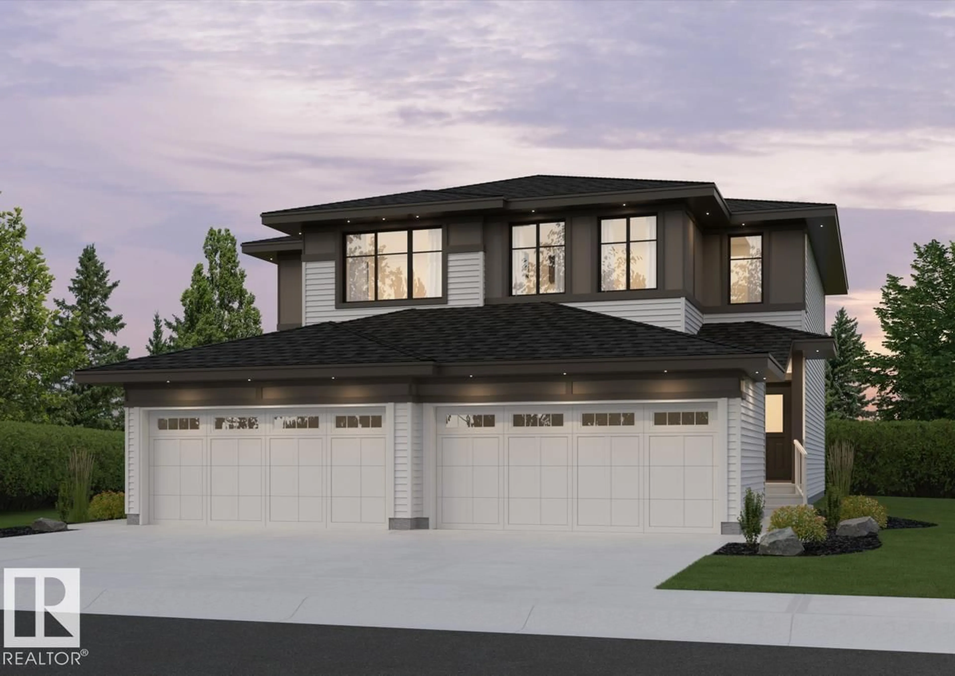 Home with vinyl exterior material, street for 2012 CALLIHOO LI, Edmonton Alberta T6W4W4