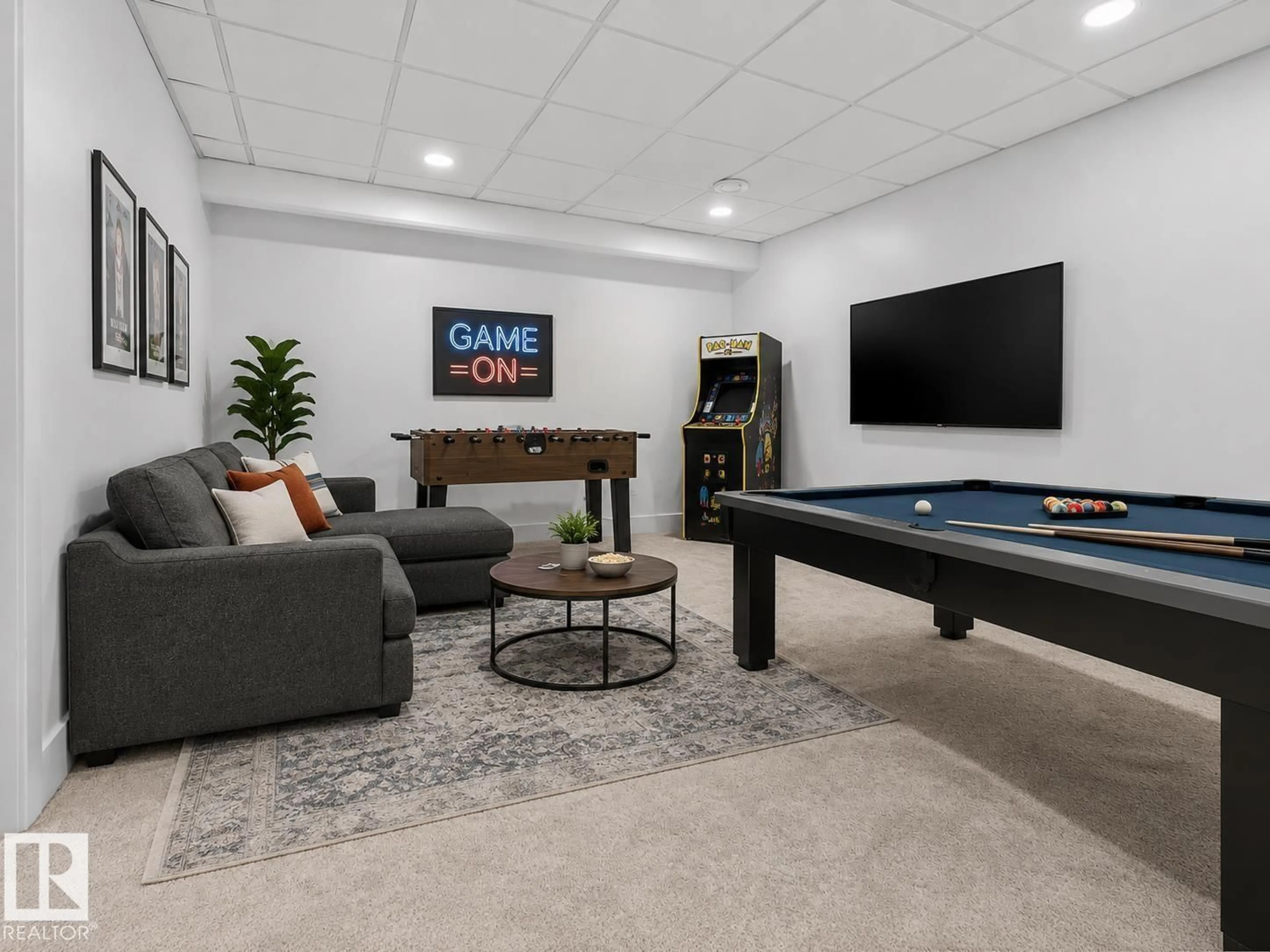 Home theater for NW - 1772 33B ST, Edmonton Alberta T6T0P3
