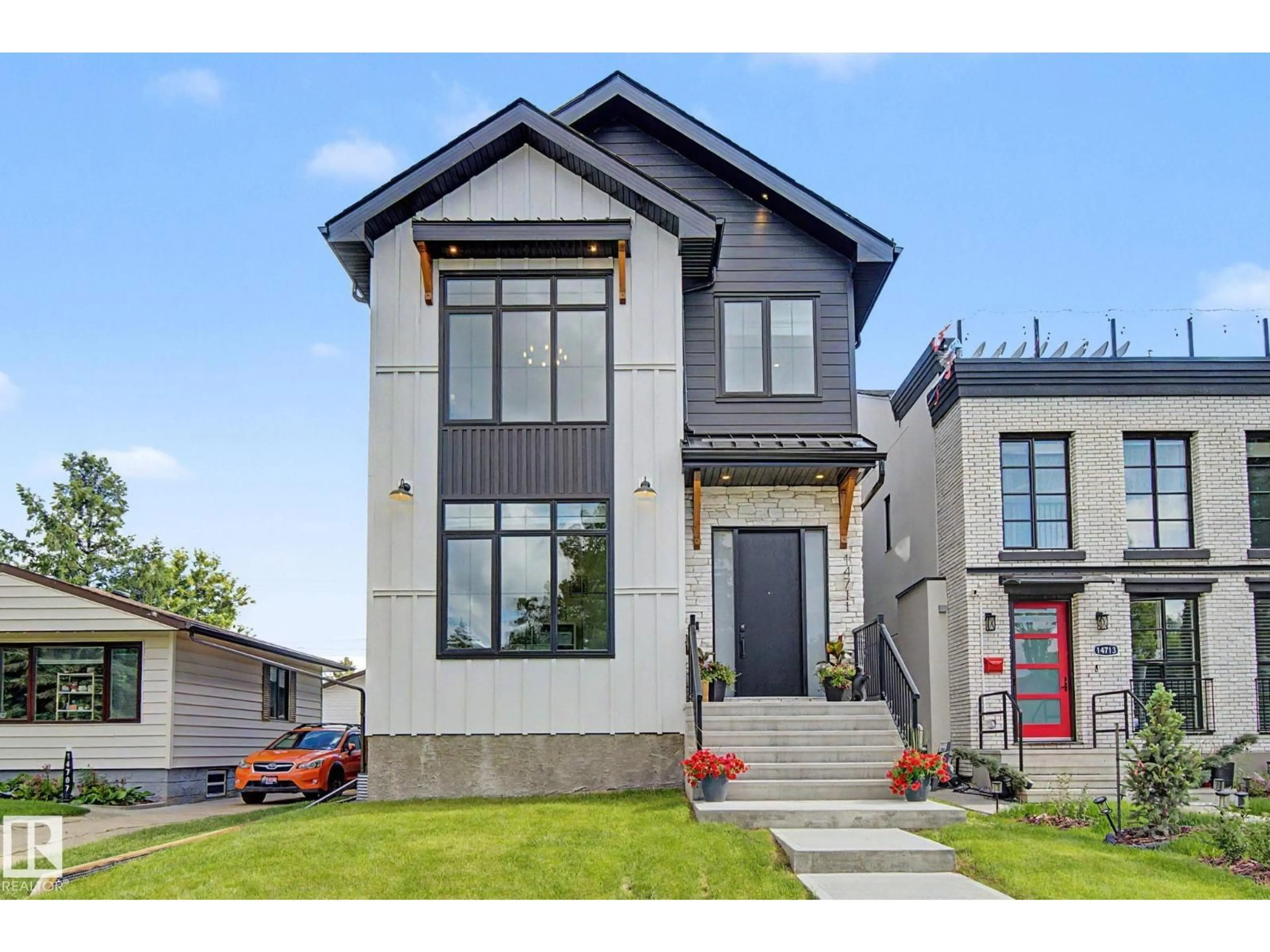 Home with brick exterior material, street for NW - 14711 88 AV, Edmonton Alberta T5R4J9