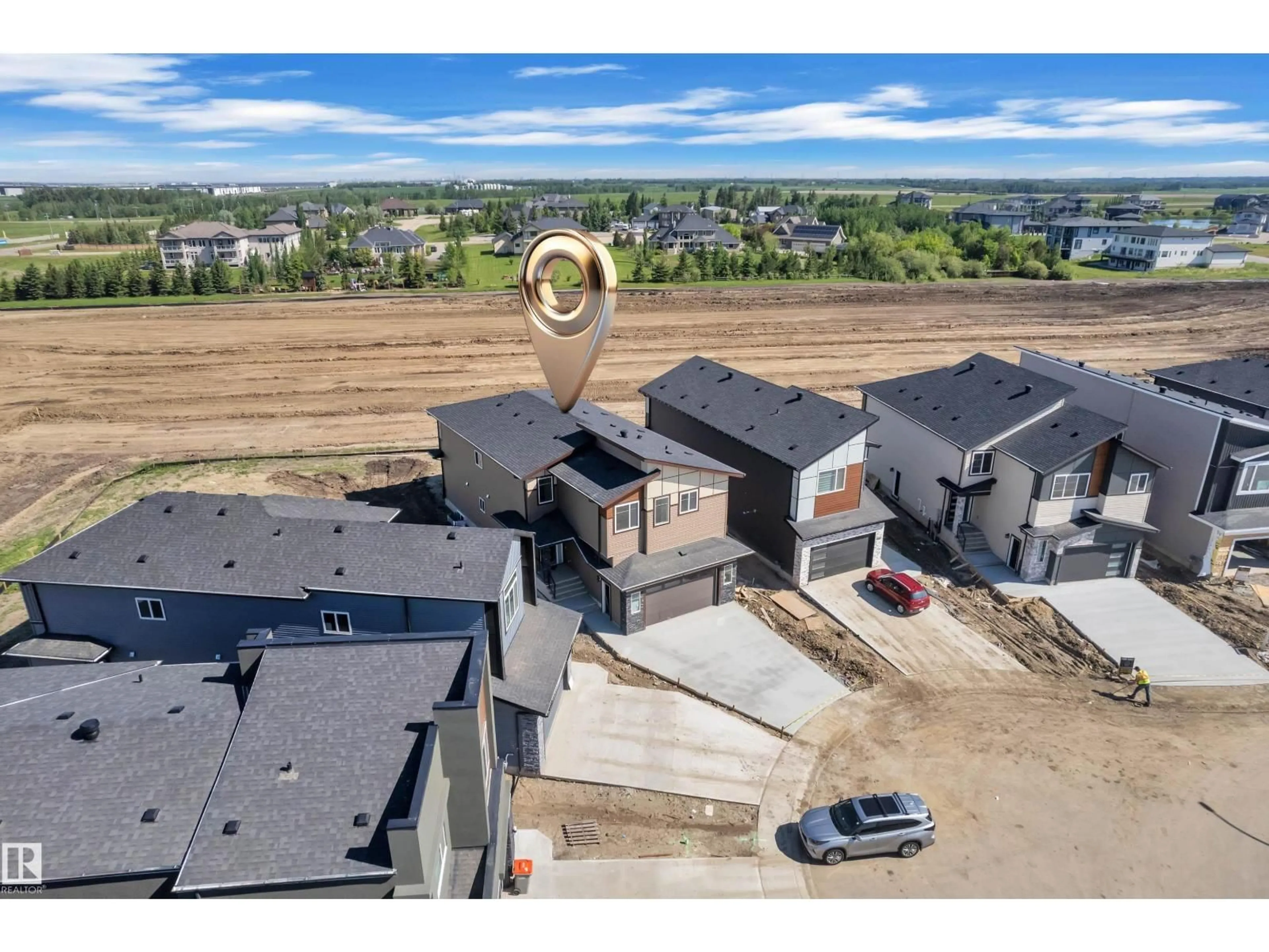 A pic from outside/outdoor area/front of a property/back of a property/a pic from drone, unknown for 2282 63 AV, Rural Leduc County Alberta T4X0K5