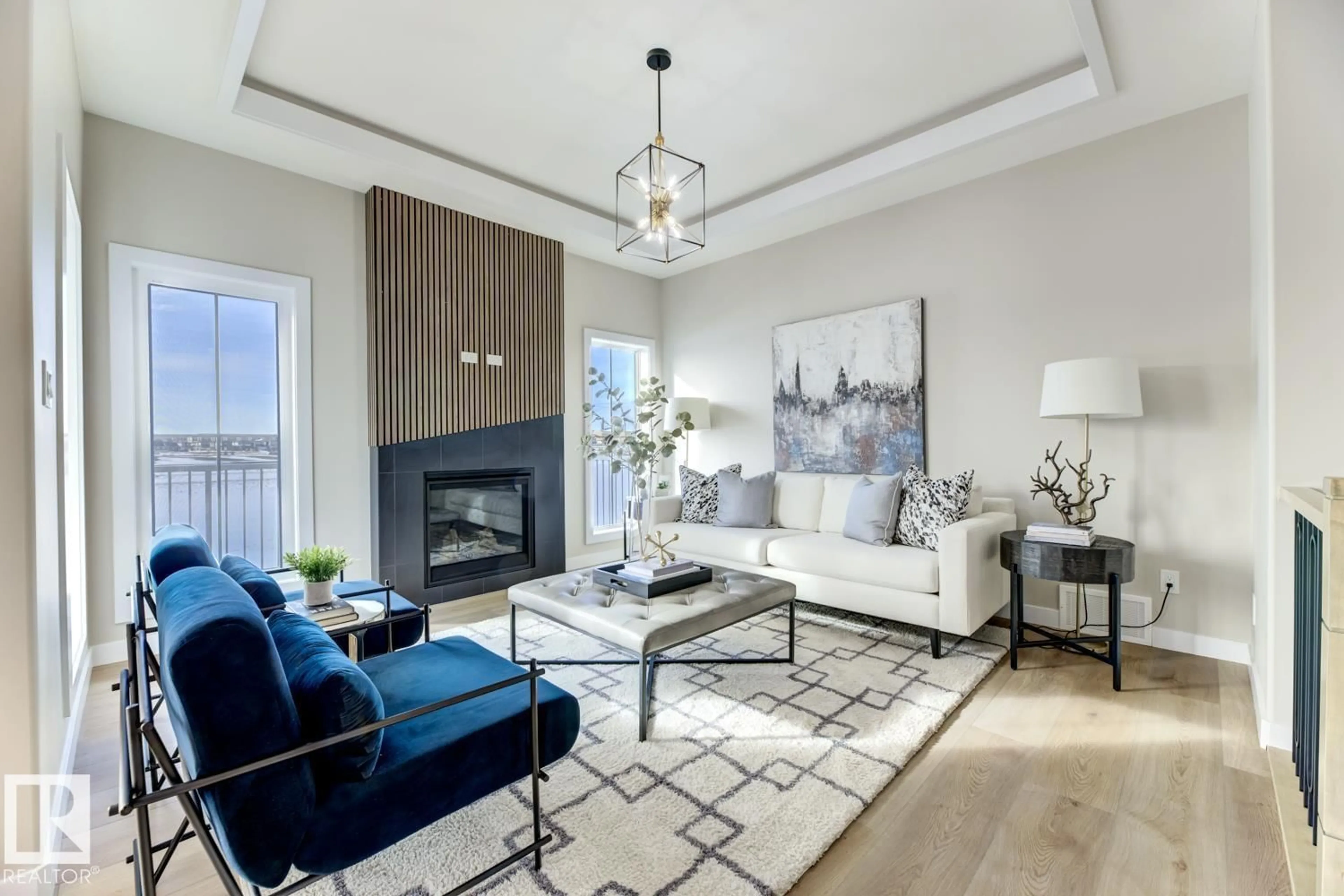 Living room with furniture, unknown for 519 ASHGROVE CIRCLE, Leduc Alberta T9E0K8