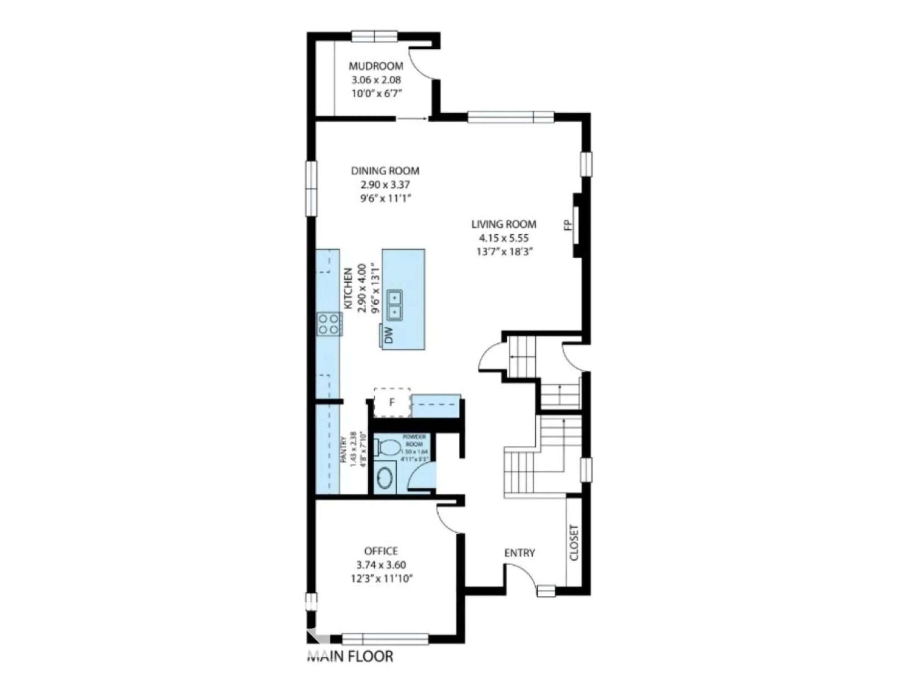 Floor plan for 9137 84 AV NW, Edmonton Alberta T6C1E5