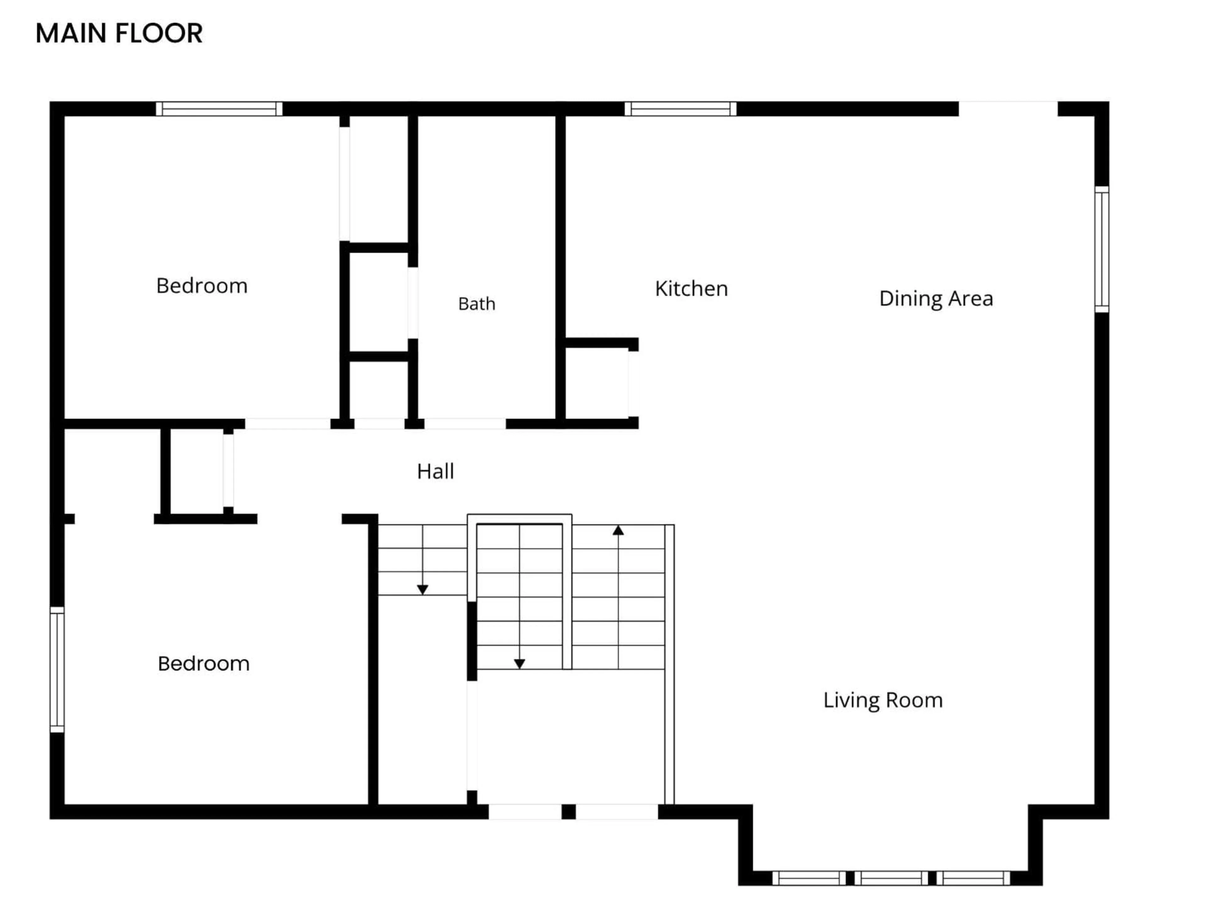 Floor plan for 1208 18 AV, Cold Lake Alberta T9M0G4