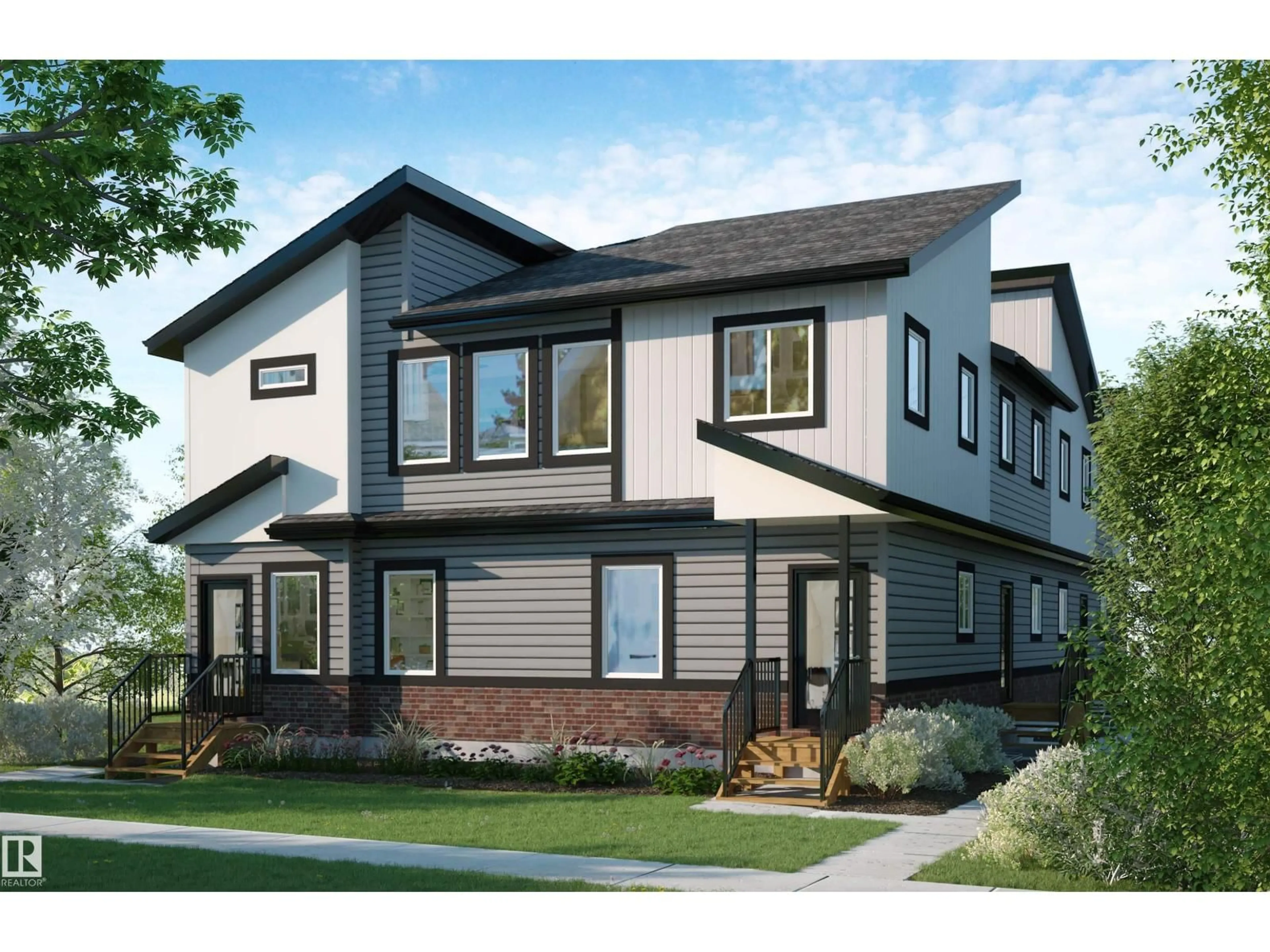 Home with vinyl exterior material, street for NW - 9909 163 ST, Edmonton Alberta T5P3N3