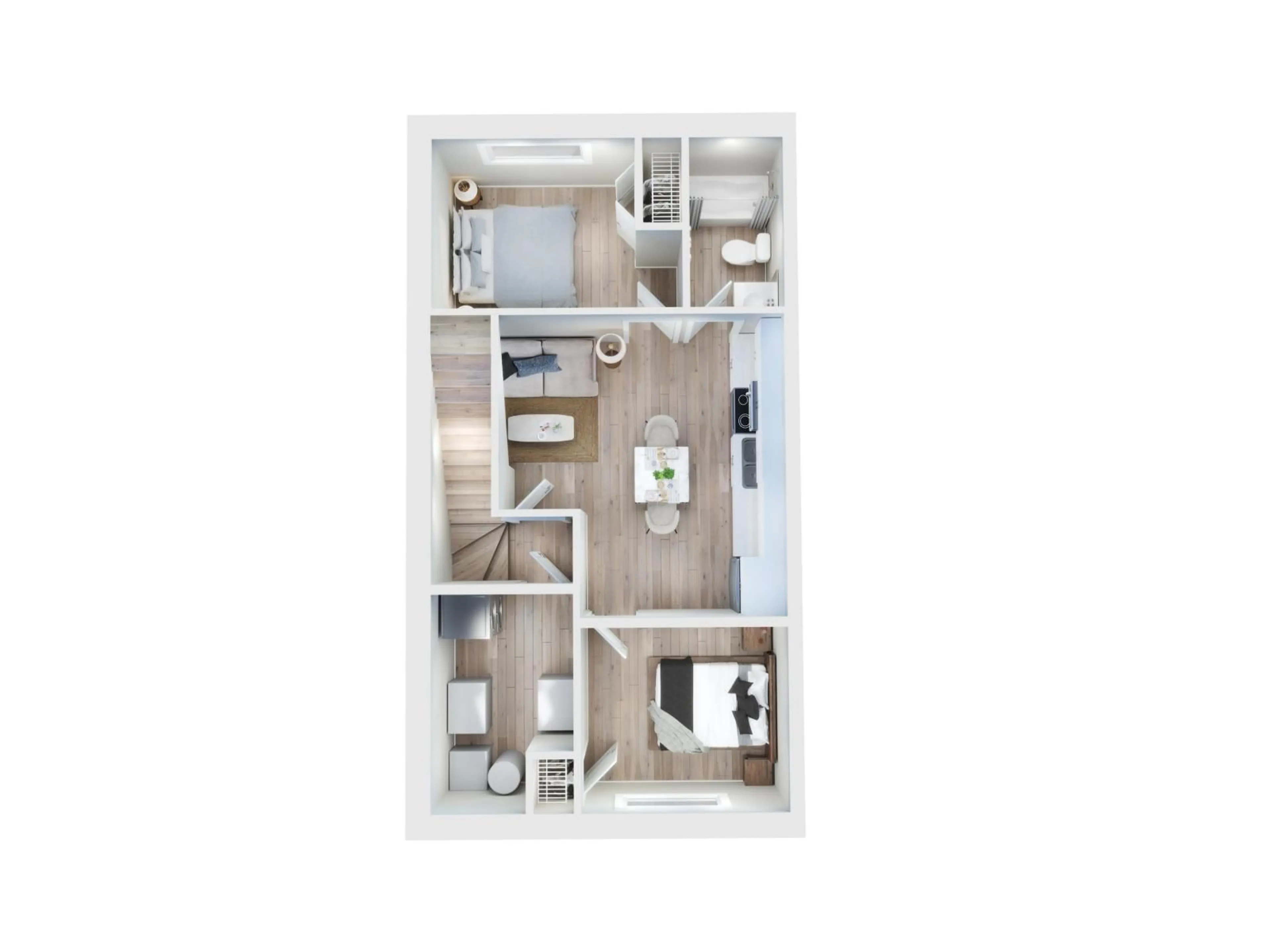 Floor plan for NW - 9909 163 ST, Edmonton Alberta T5P3N3