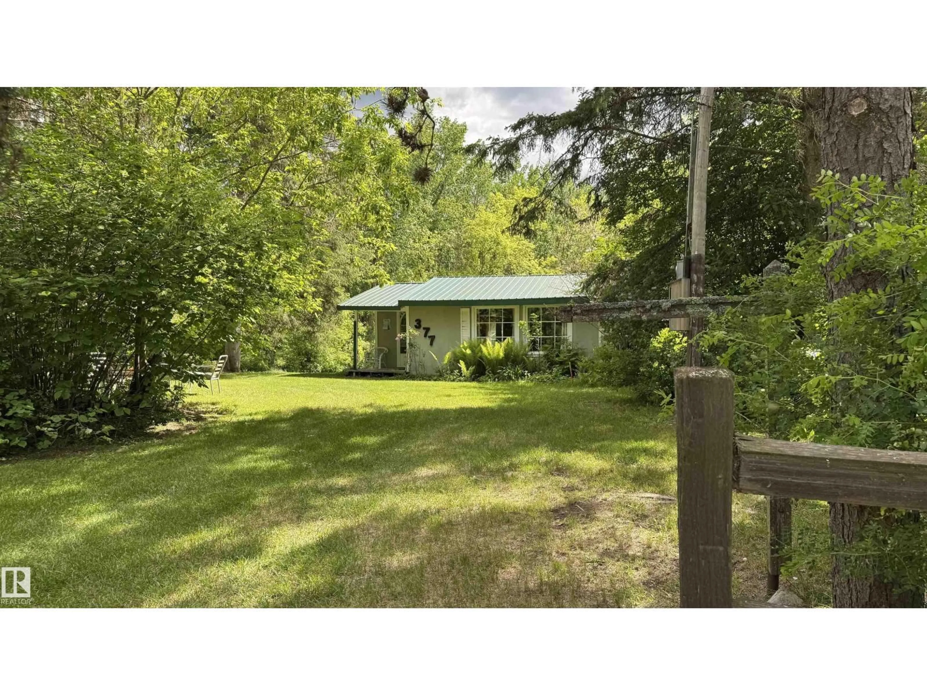 A pic from outside/outdoor area/front of a property/back of a property/a pic from drone, forest/trees view for 110 A - 546 RNG ROAD, Rural St. Paul County Alberta T0A0C0