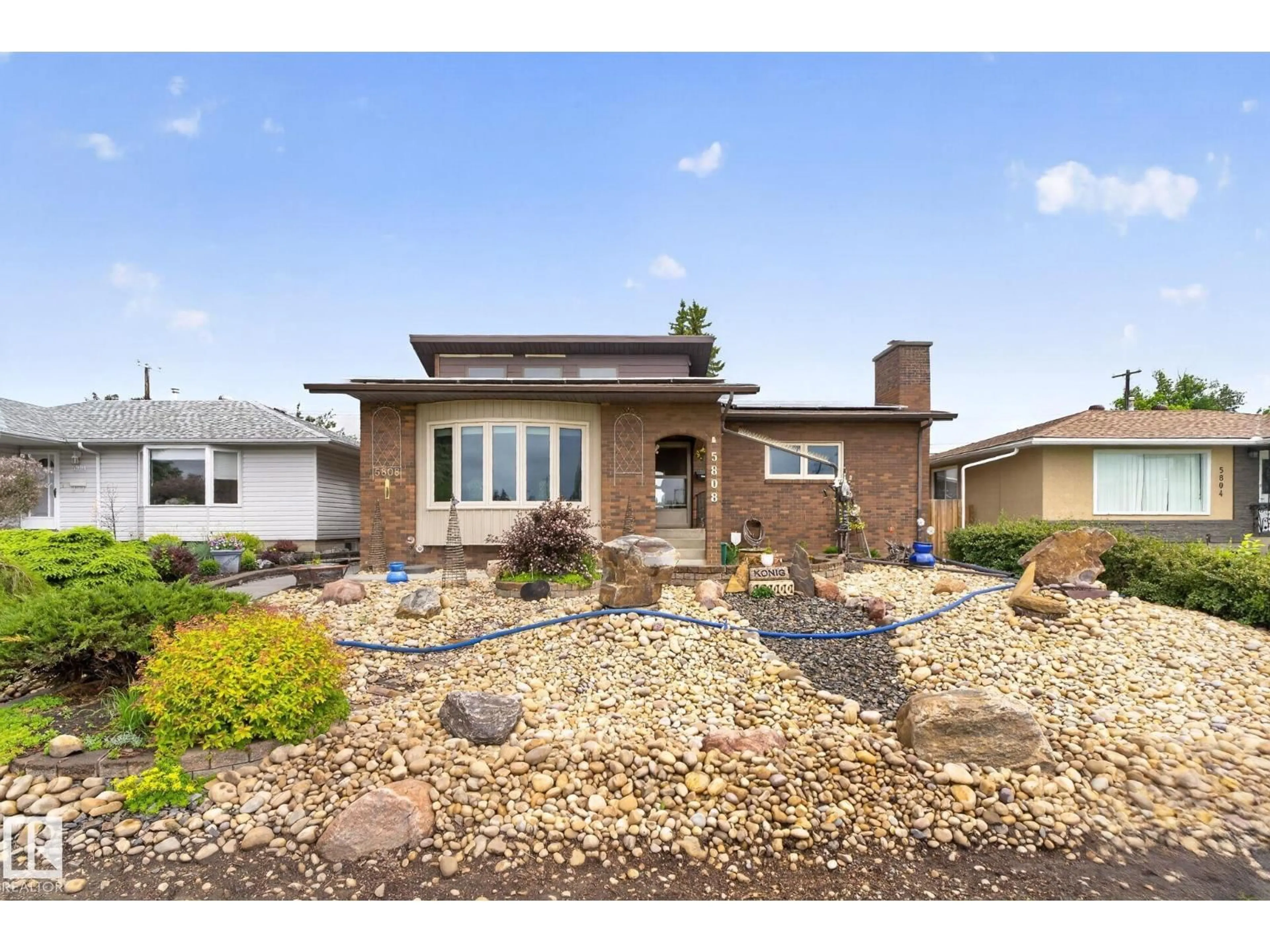 Home with brick exterior material, street for 5808 AUSTIN O'BRIEN RD, Edmonton Alberta T6B2E9