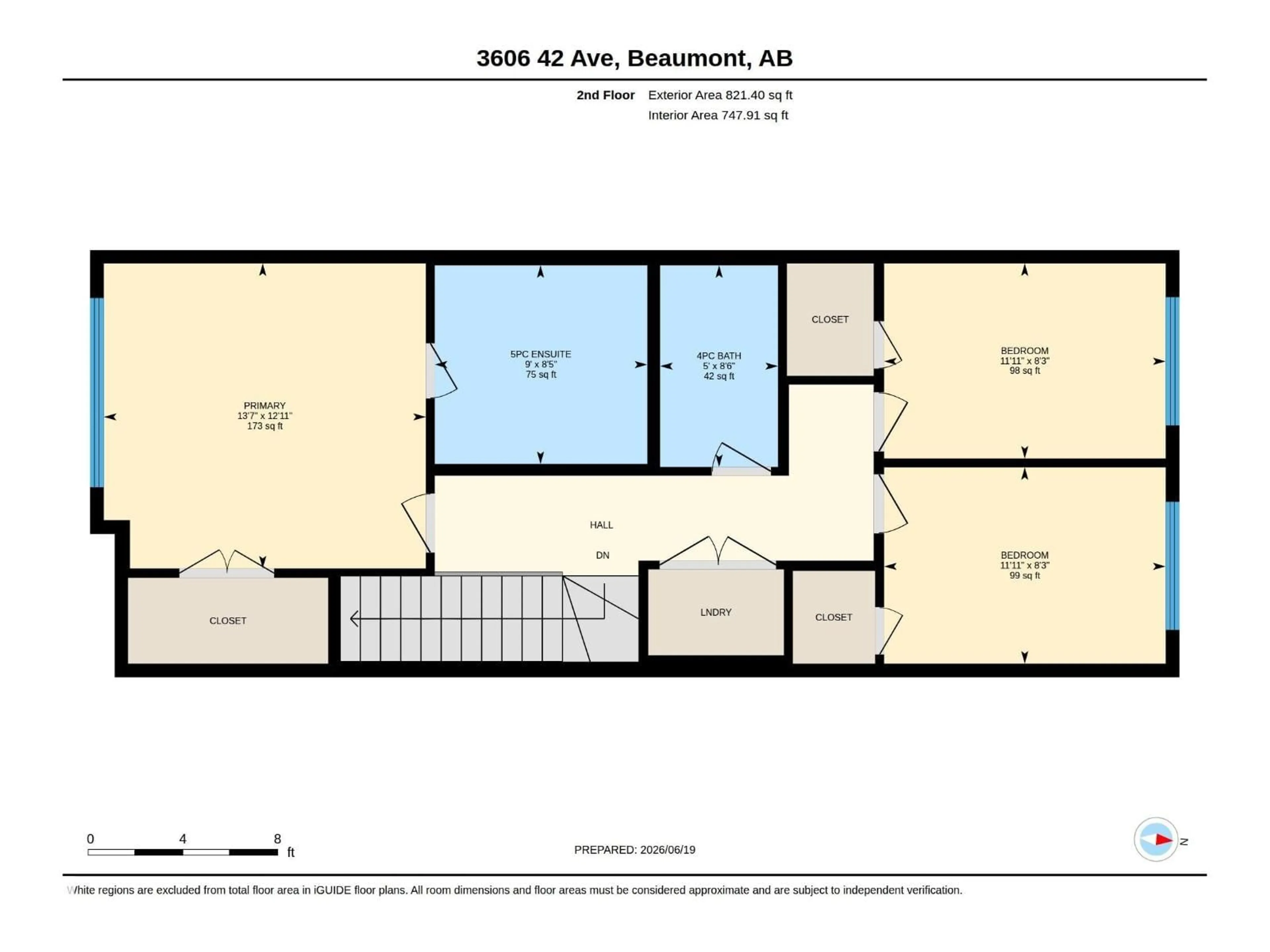 Floor plan for 3606 42 AV, Beaumont Alberta T4X3B3