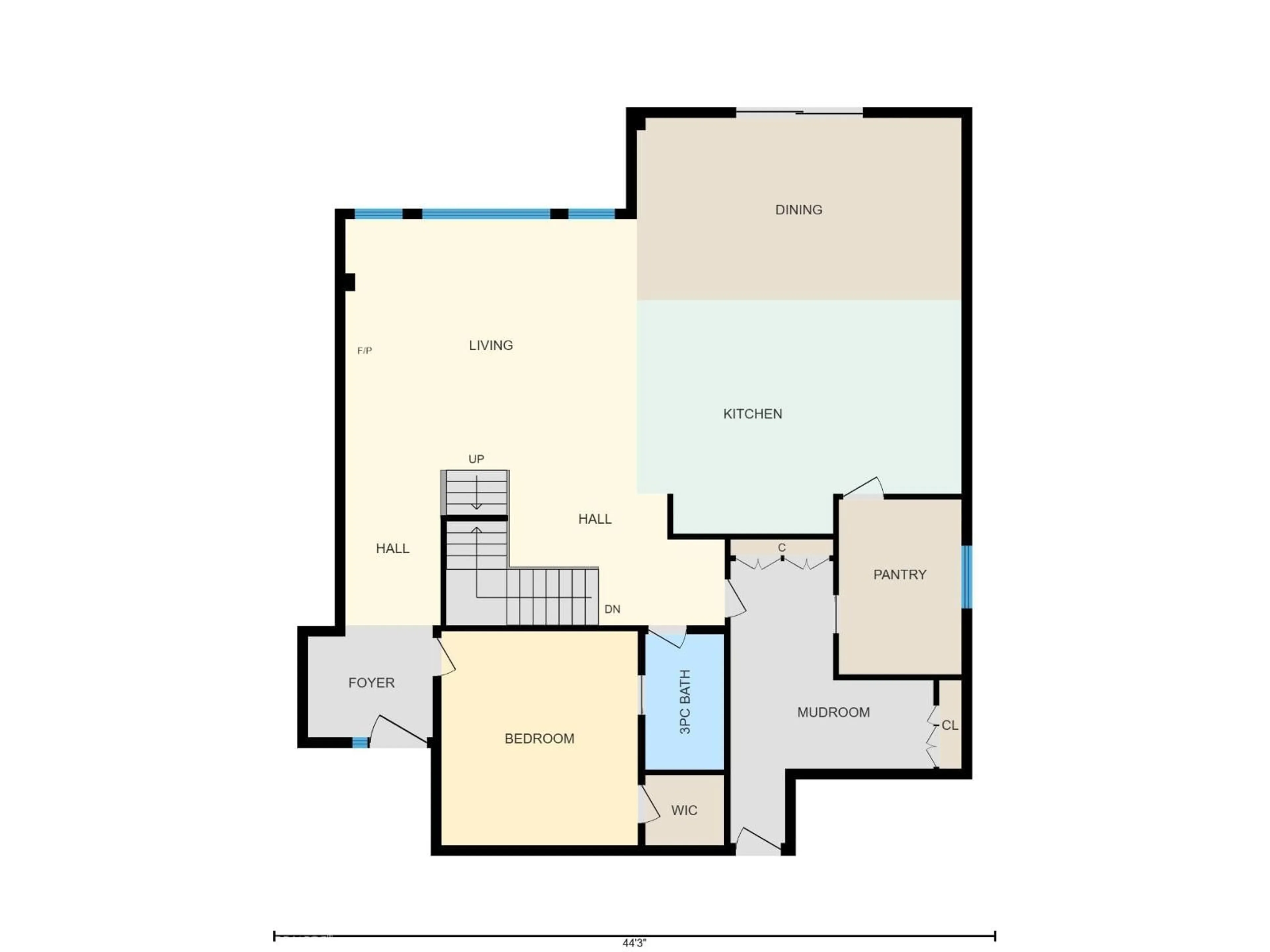 Floor plan for 204 33 STREET, Edmonton Alberta T6X1A7