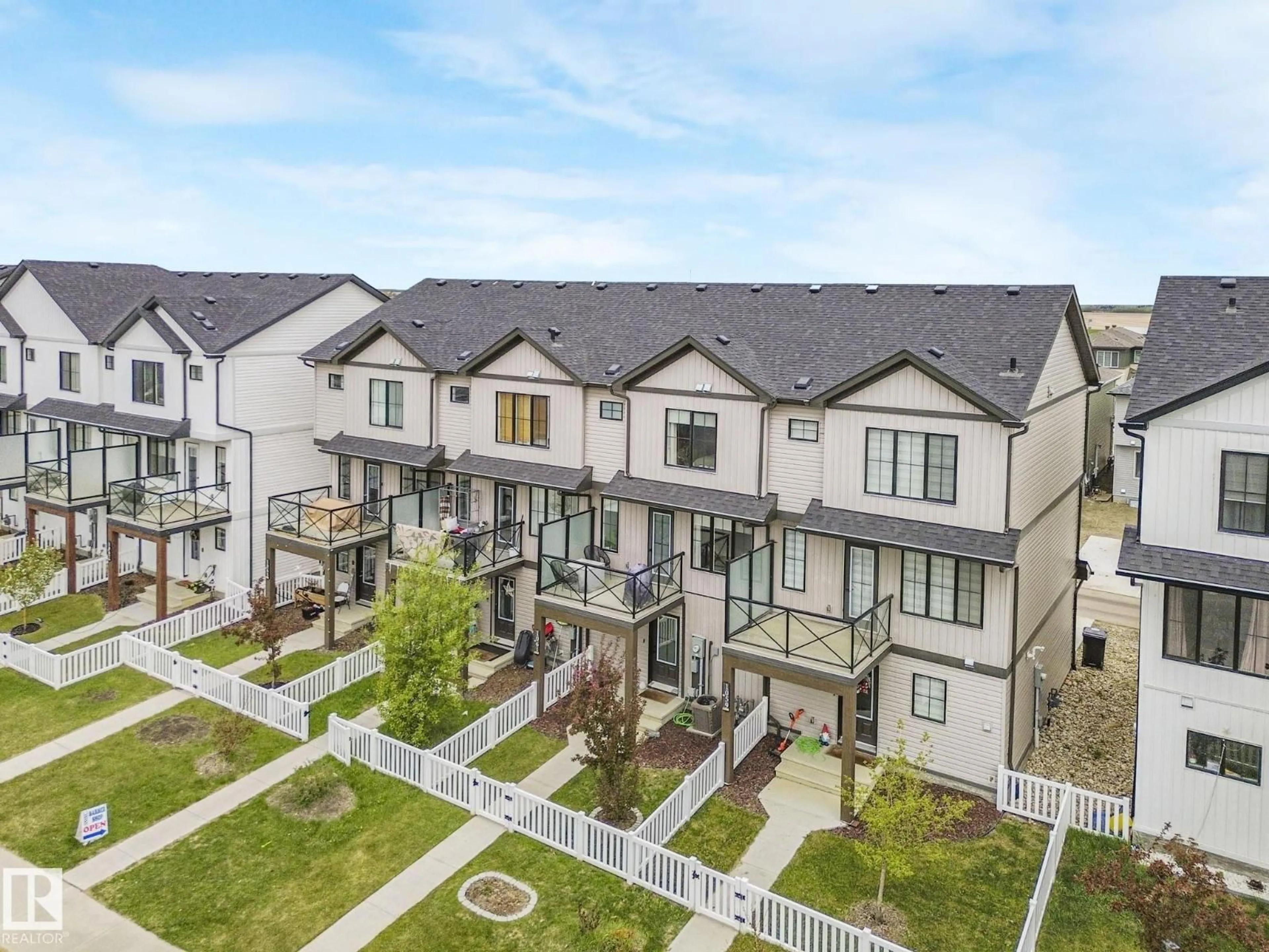 A pic from outside/outdoor area/front of a property/back of a property/a pic from drone, street for 1061 CY BECKER RD, Edmonton Alberta T5Y4B7