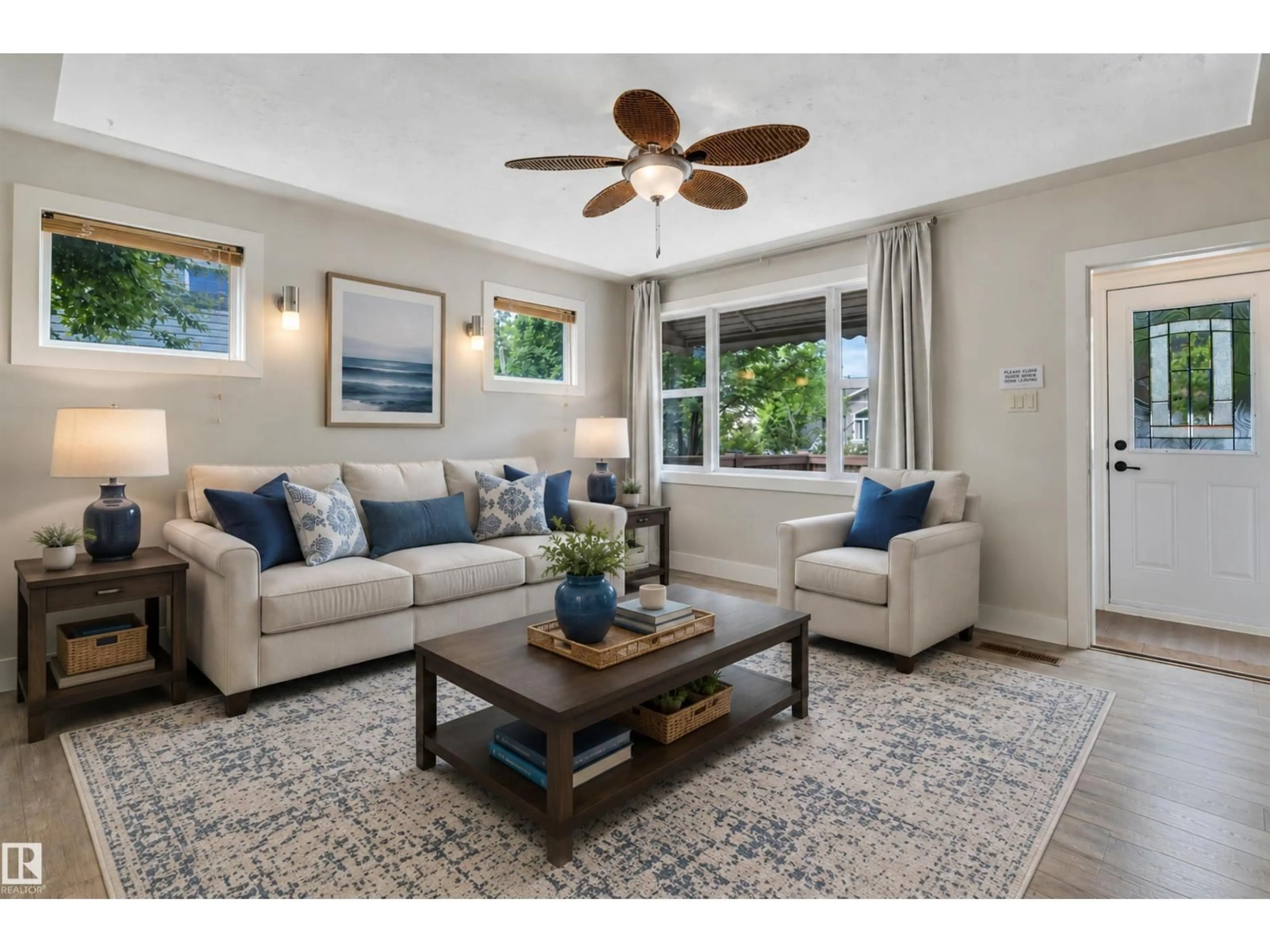Living room with furniture, unknown for NW - 12015 124 ST, Edmonton Alberta T5L0M8