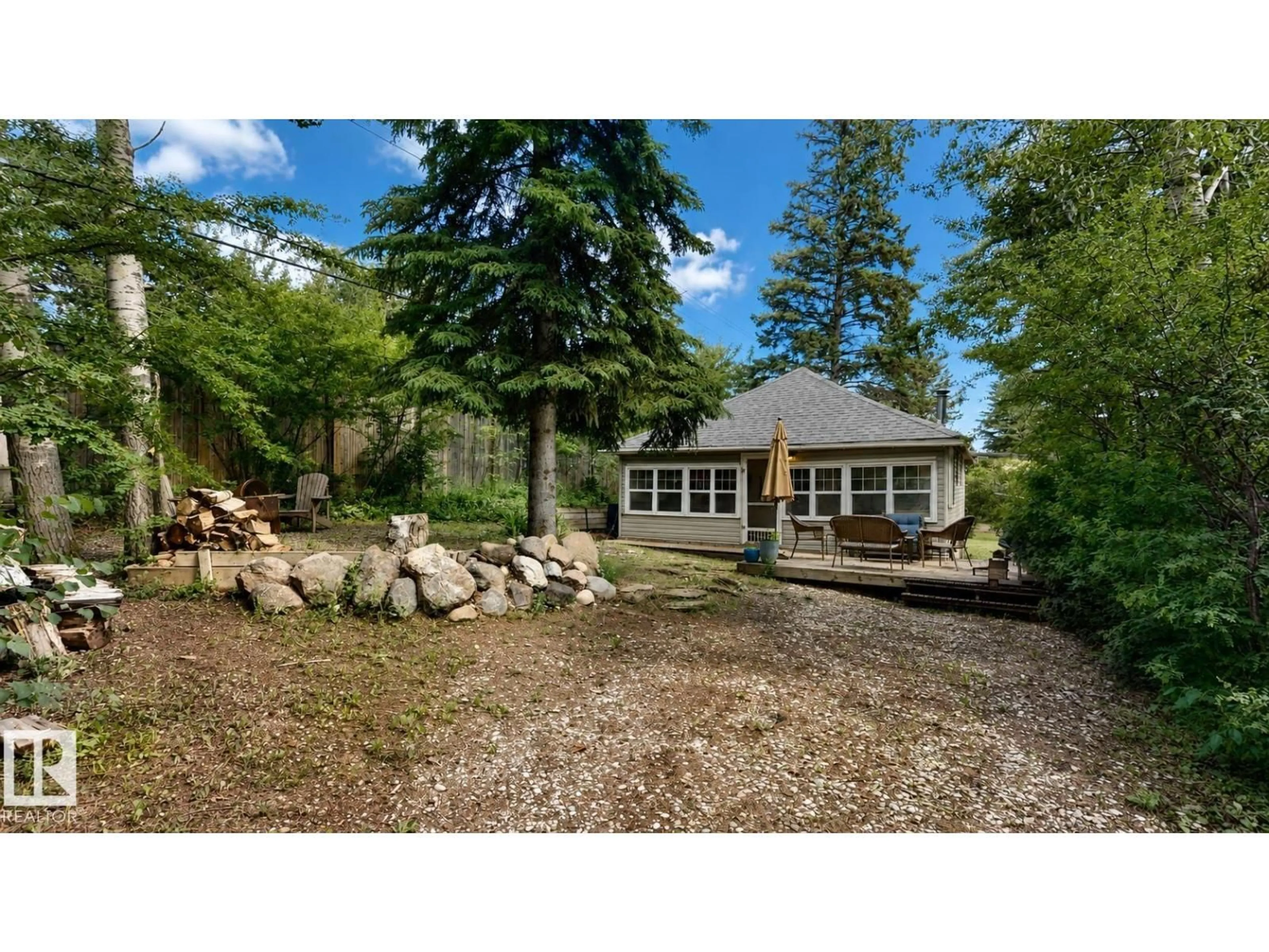 A pic from outside/outdoor area/front of a property/back of a property/a pic from drone, unknown for S - 144 6 ST, Rural Parkland County Alberta T0E2B0