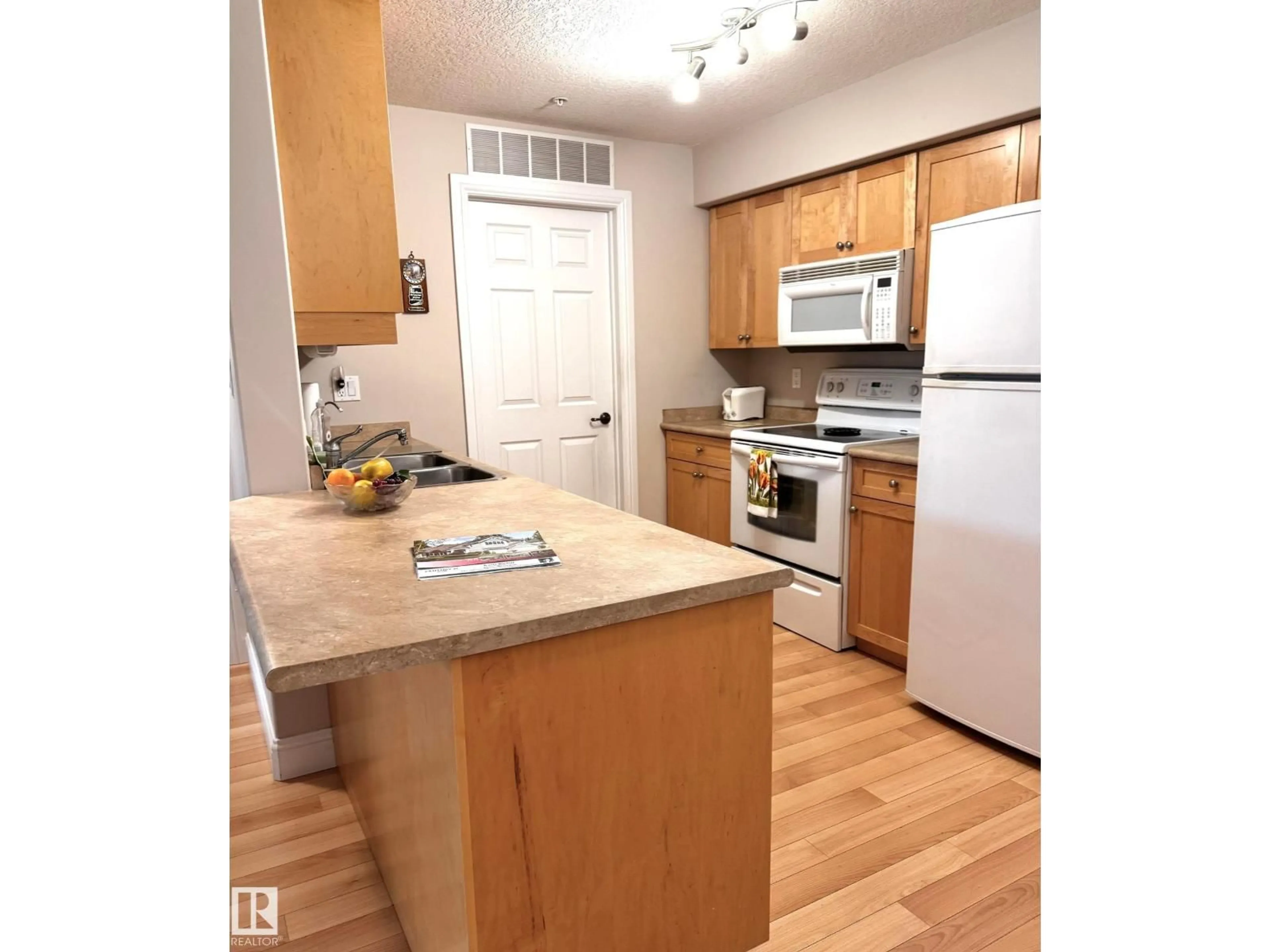 Standard kitchen, wood/laminate floor for #330 - 13111 140 AV, Edmonton Alberta T6V0B1