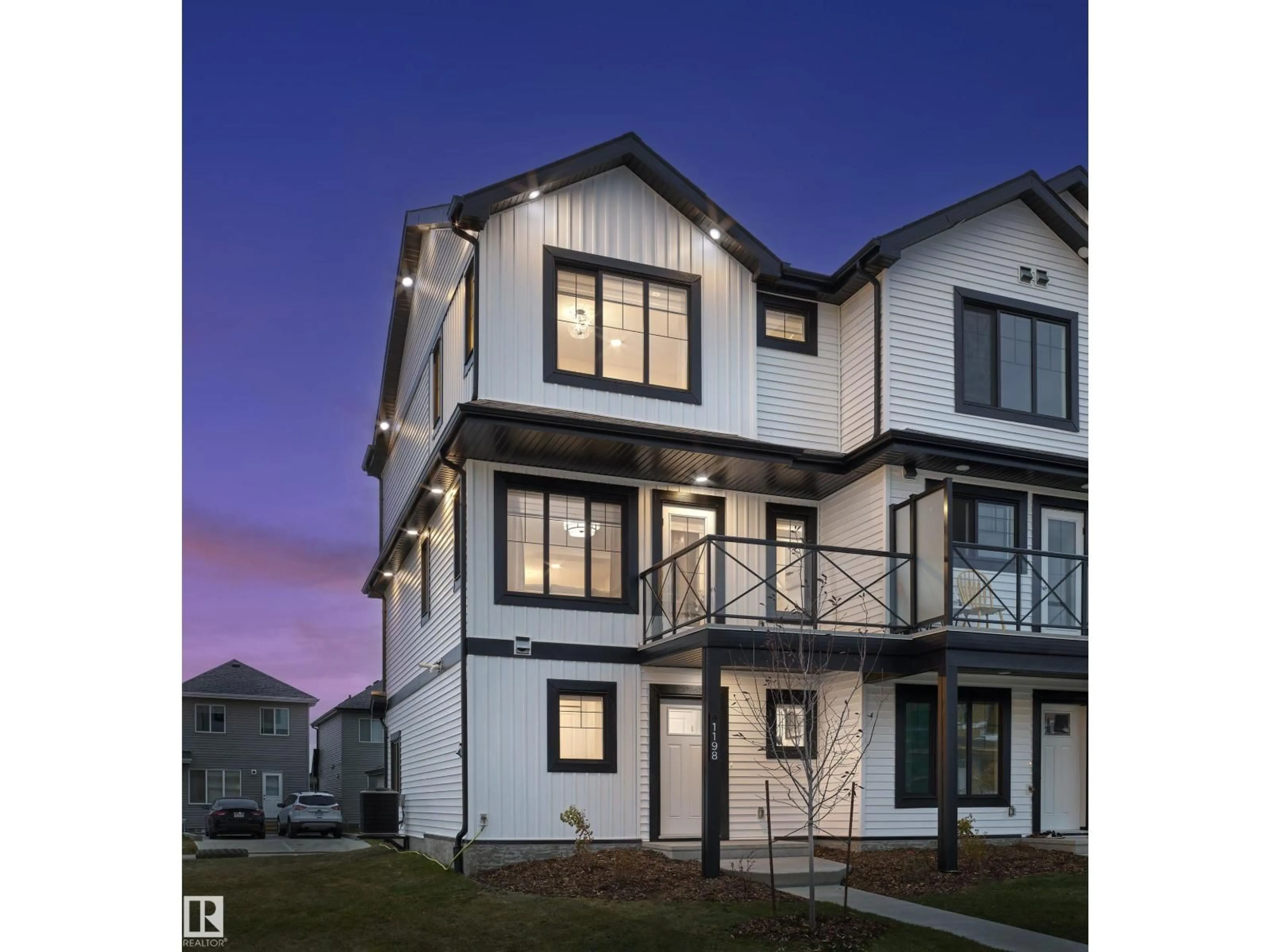 Home with vinyl exterior material, street for 1198 ASTER BV, Edmonton Alberta T6T2N8