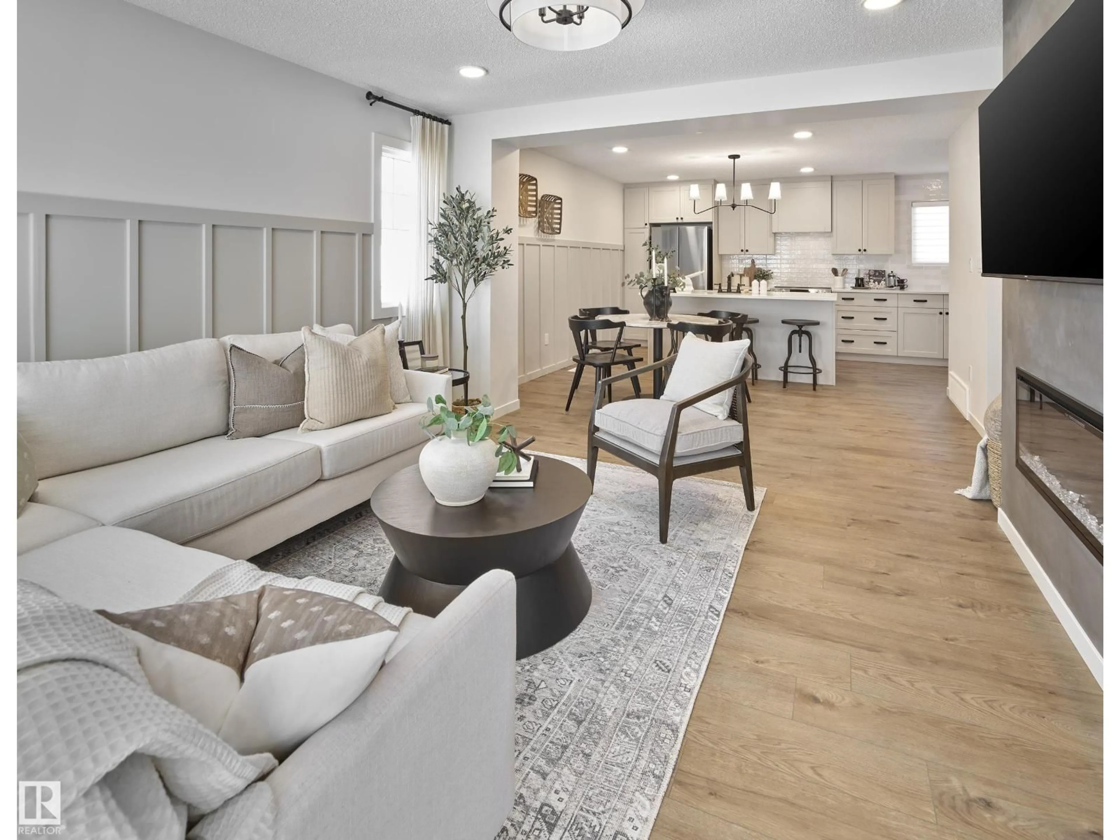 Living room with furniture, unknown for 1198 ASTER BV, Edmonton Alberta T6T2N8