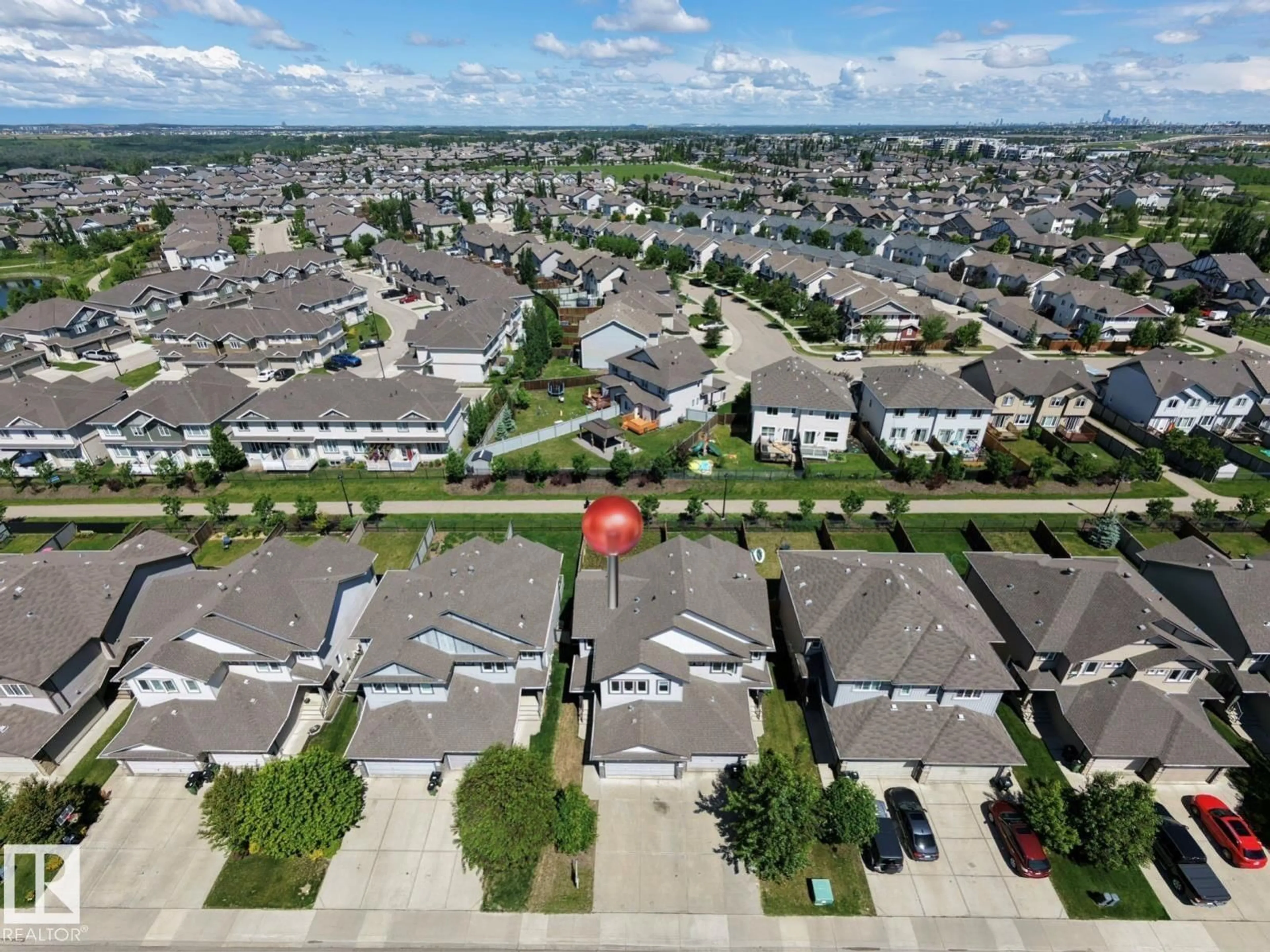 A pic from outside/outdoor area/front of a property/back of a property/a pic from drone, unknown for 17614 8 AVENUE SW, Edmonton Alberta T6W2X3
