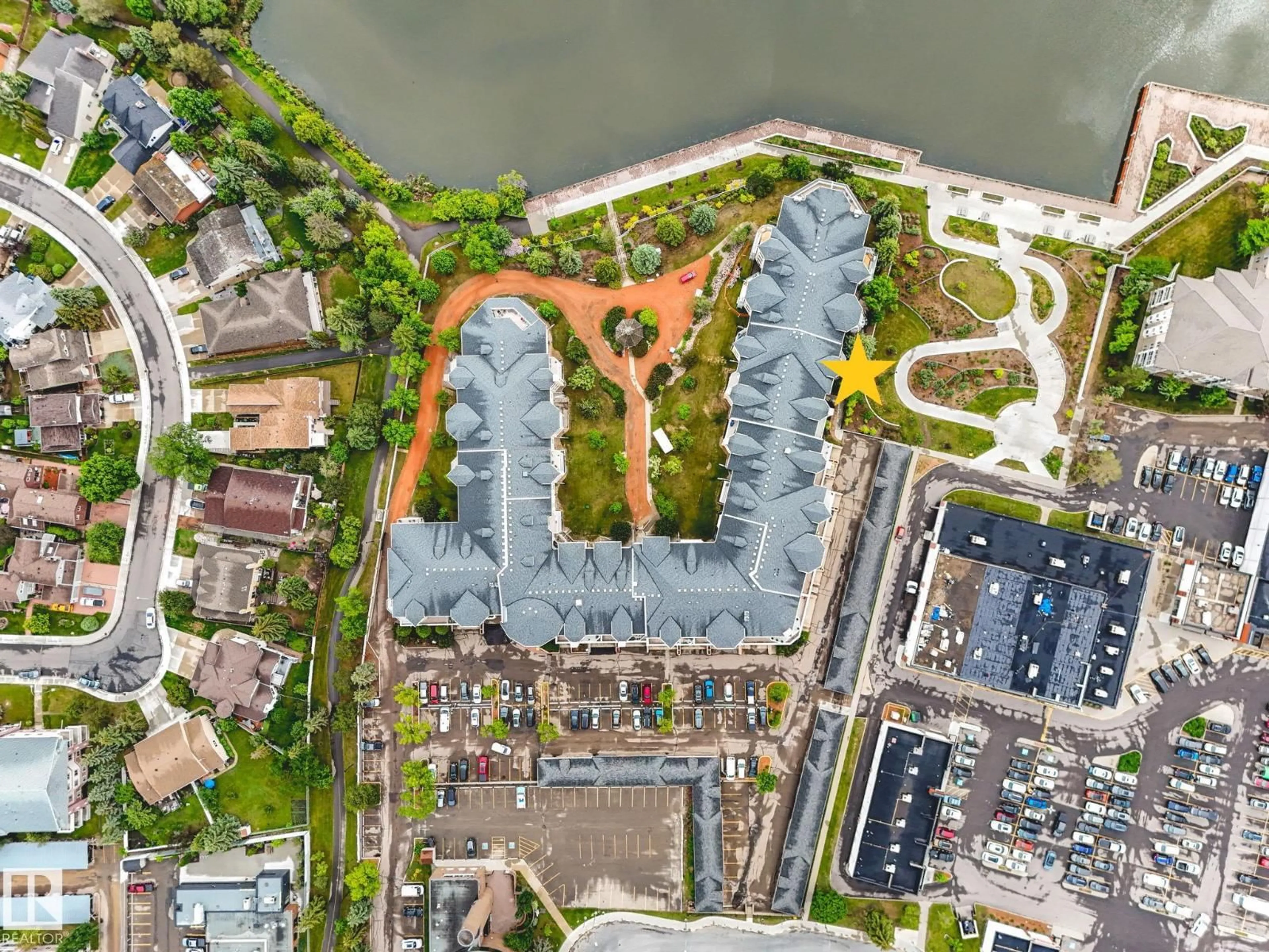 A pic from outside/outdoor area/front of a property/back of a property/a pic from drone, city buildings view from balcony for 15499 - 330 CASTLE DOWNS RD, Edmonton Alberta T5X5Y3