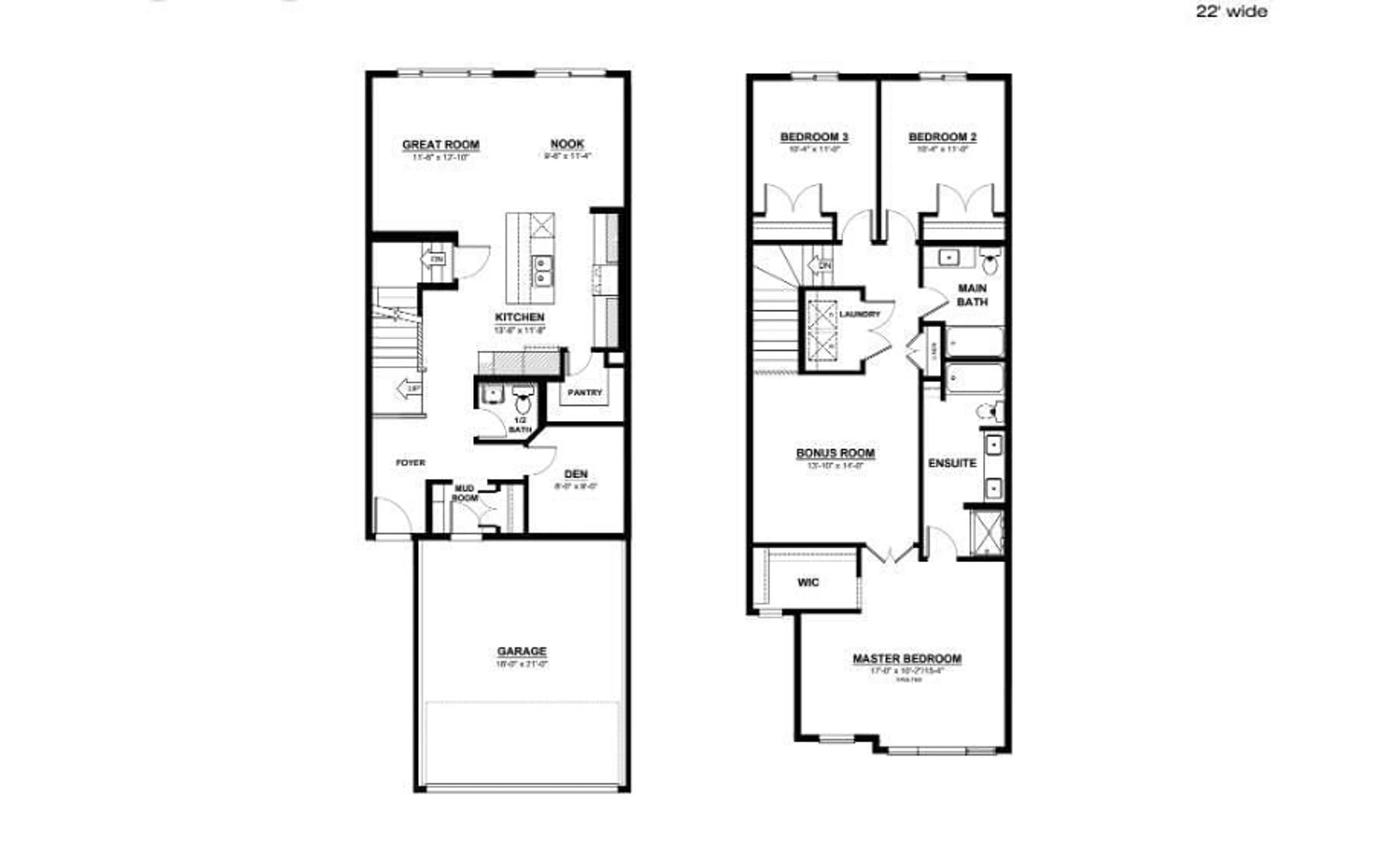Floor plan for 182 STETSON LO, Ardrossan Alberta T8E0C1