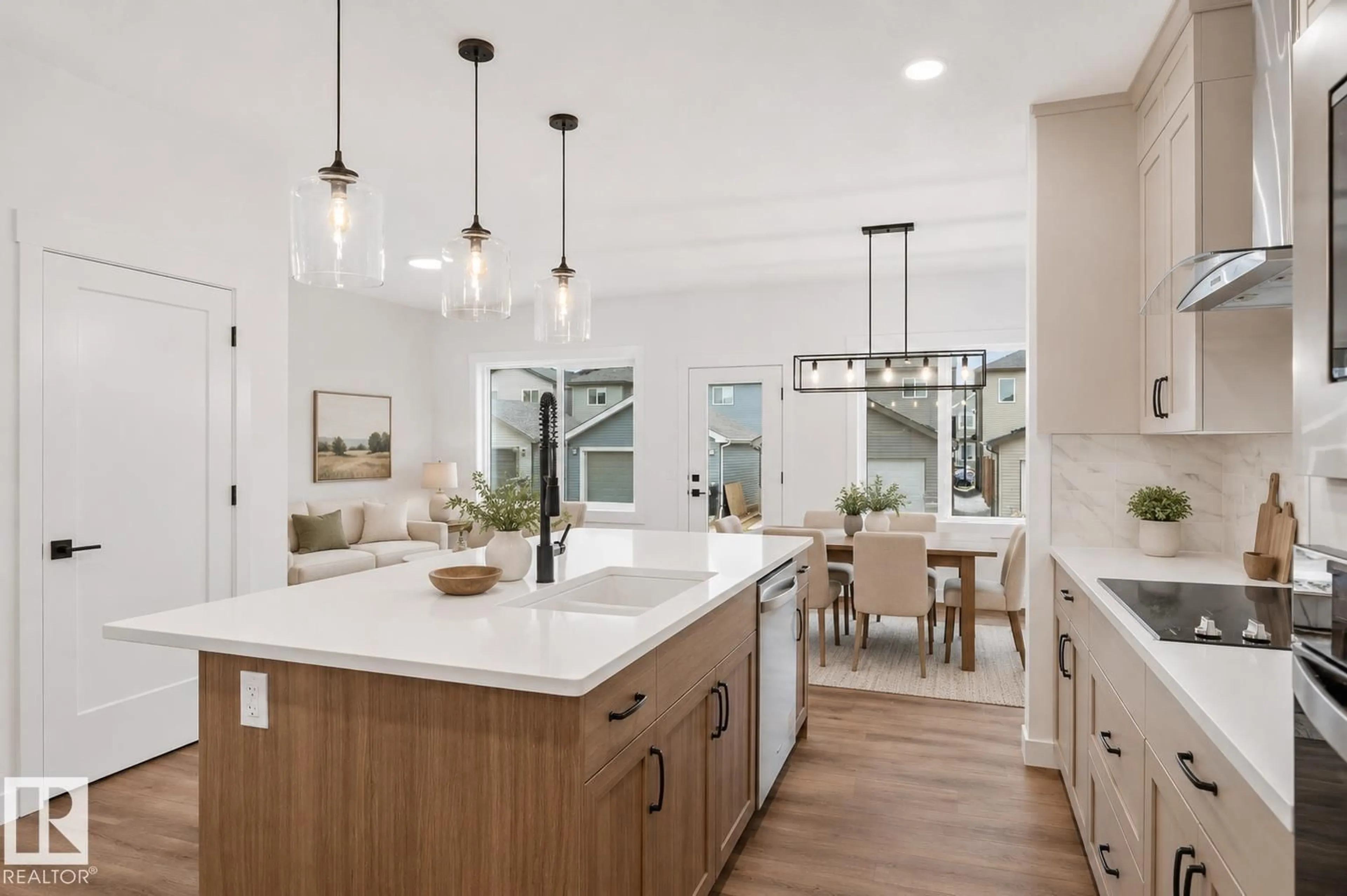 Open concept kitchen, ceramic/tile floor for 182 STETSON LO, Ardrossan Alberta T8E0C1