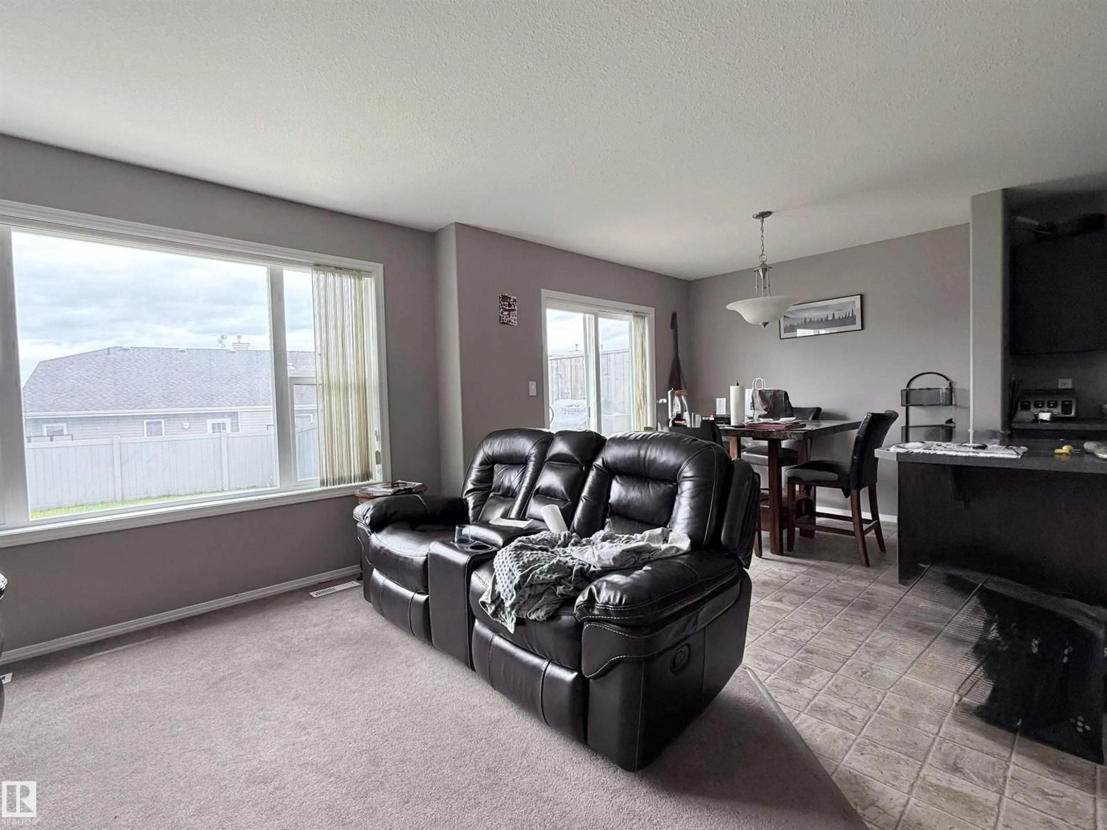 Living room with furniture, unknown for 129 GALLOWAY WD, Fort Saskatchewan Alberta T8L0B9
