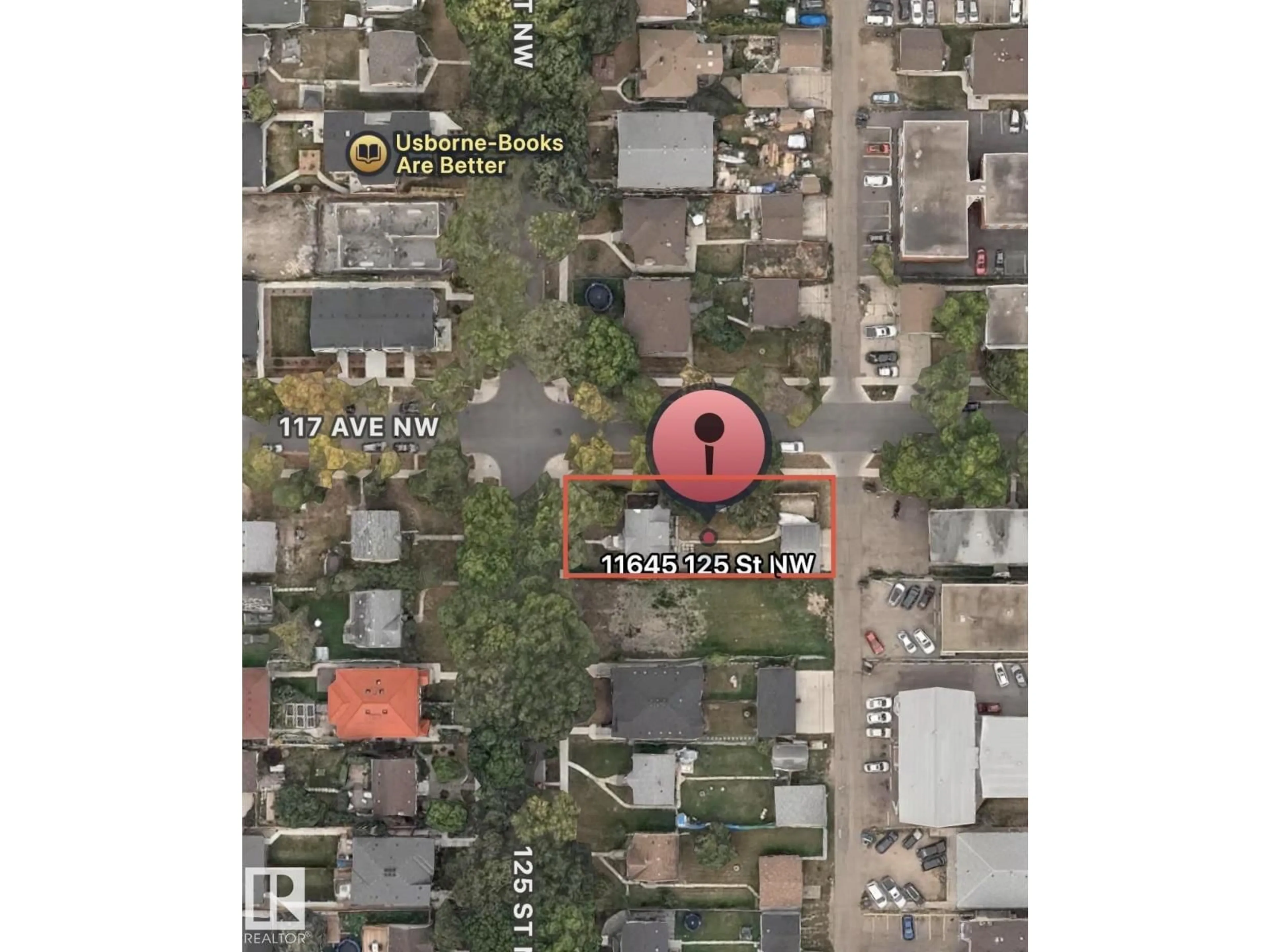 Picture of a map for 11645 125 ST, Edmonton Alberta T5M0N5