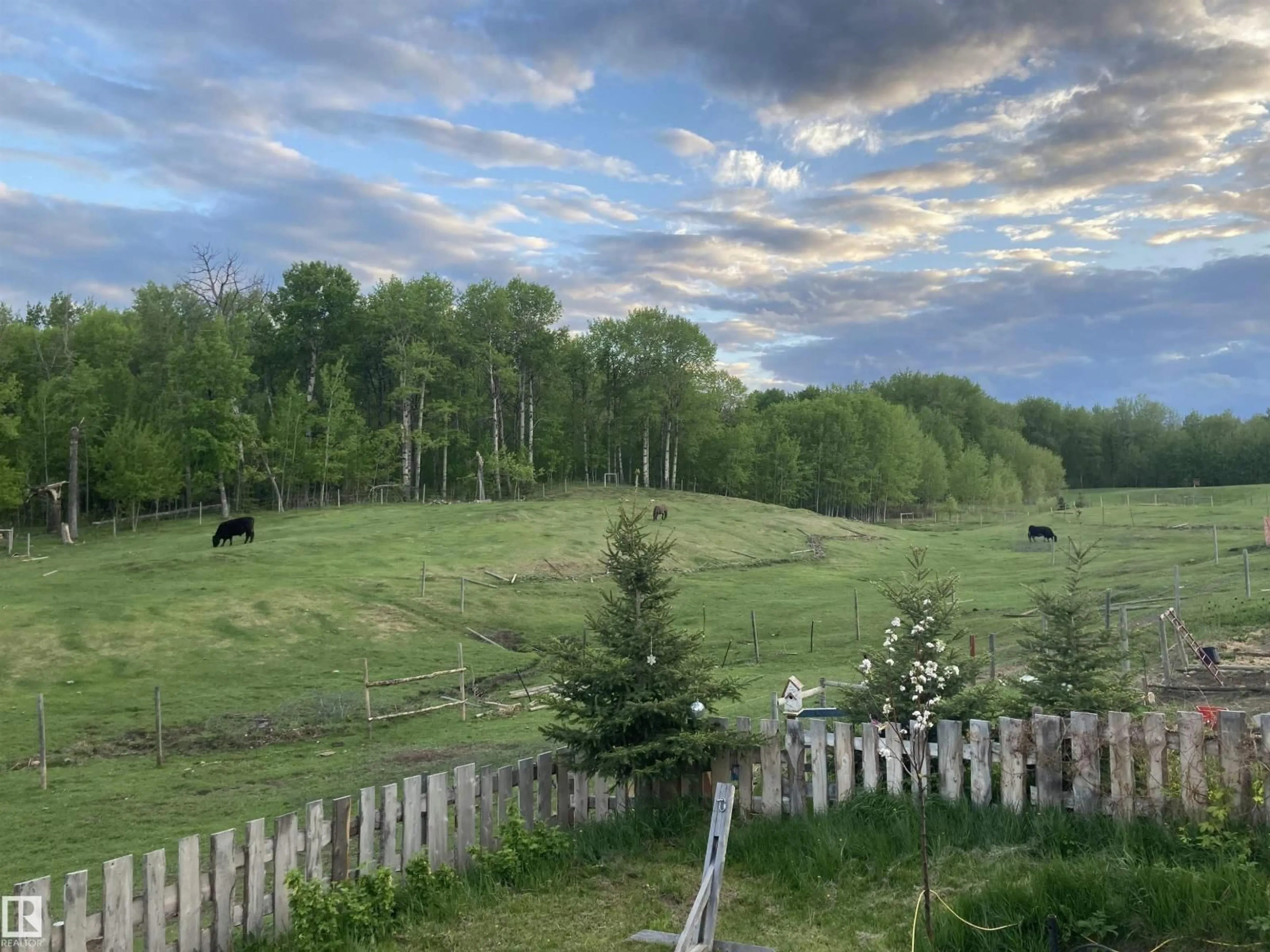 A pic from outside/outdoor area/front of a property/back of a property/a pic from drone, forest/trees view for 6129 TWP ROAD 540, Rural Lac Ste. Anne County Alberta T0E0L0