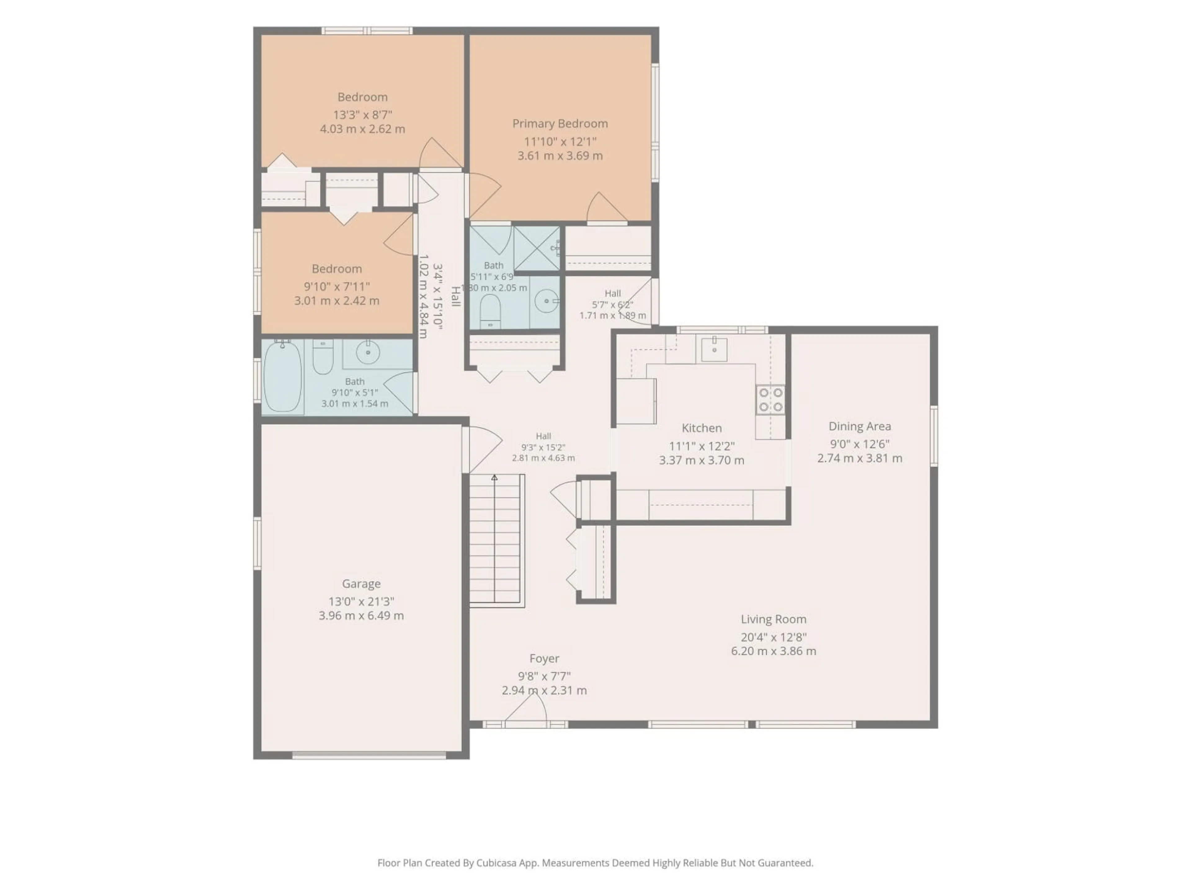 Floor plan for 44 ARLINGTON DR, St. Albert Alberta T8N2V5