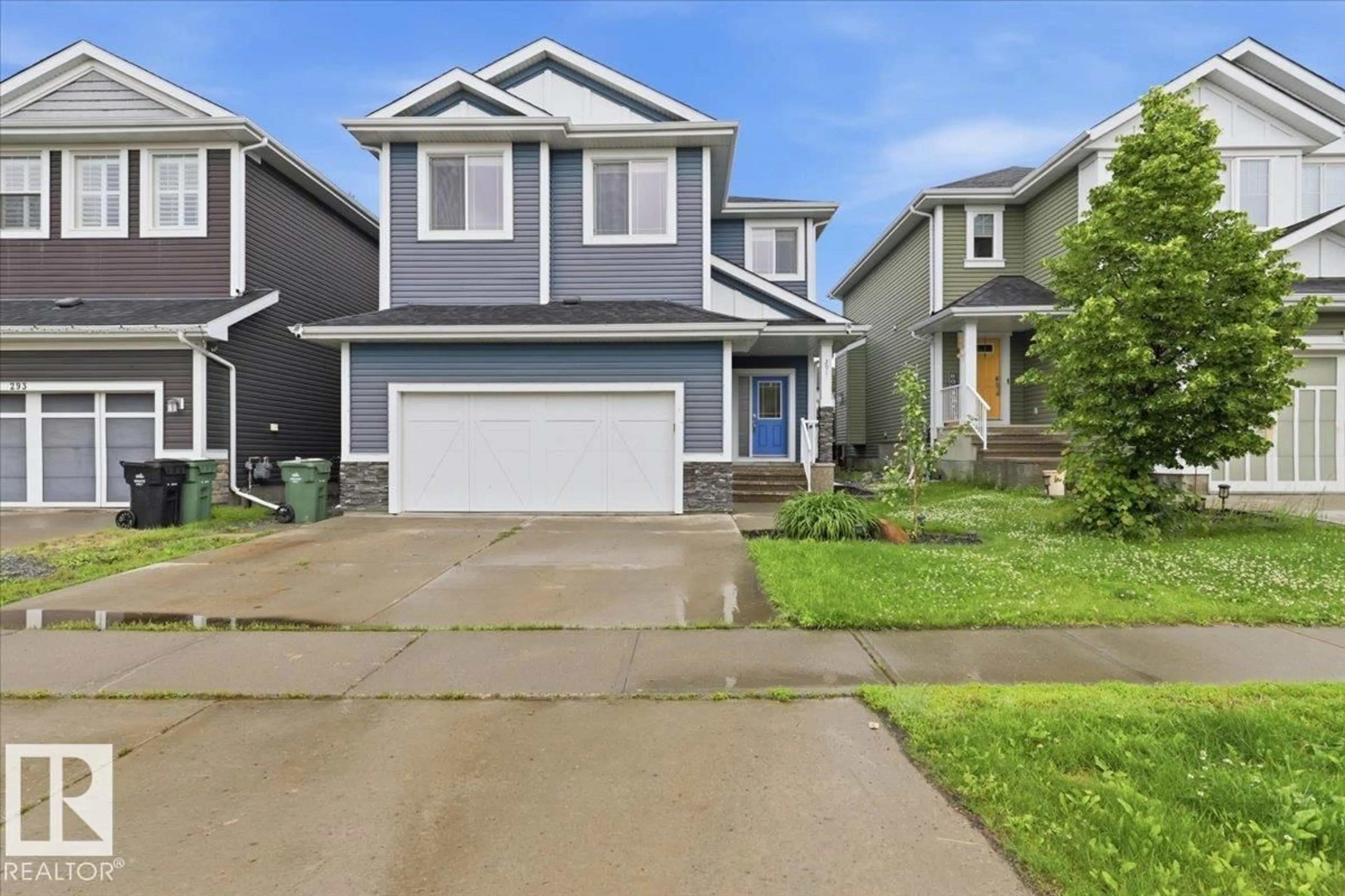 Home with vinyl exterior material, street for 291 SHEPPARD CI, Leduc Alberta T9E0T5