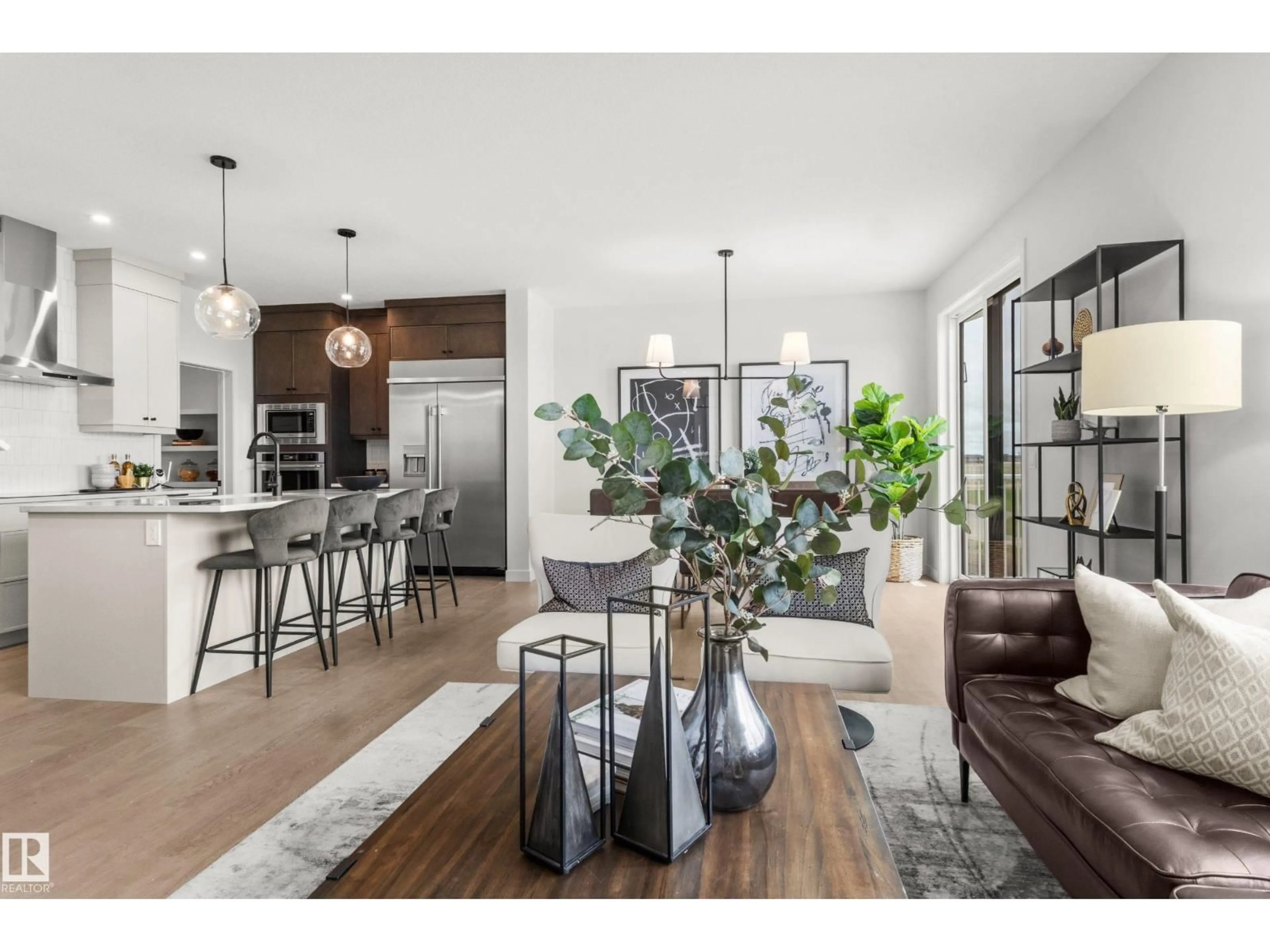 Open concept kitchen, unknown for SW - 12528 34 AV, Edmonton Alberta T6W5G1