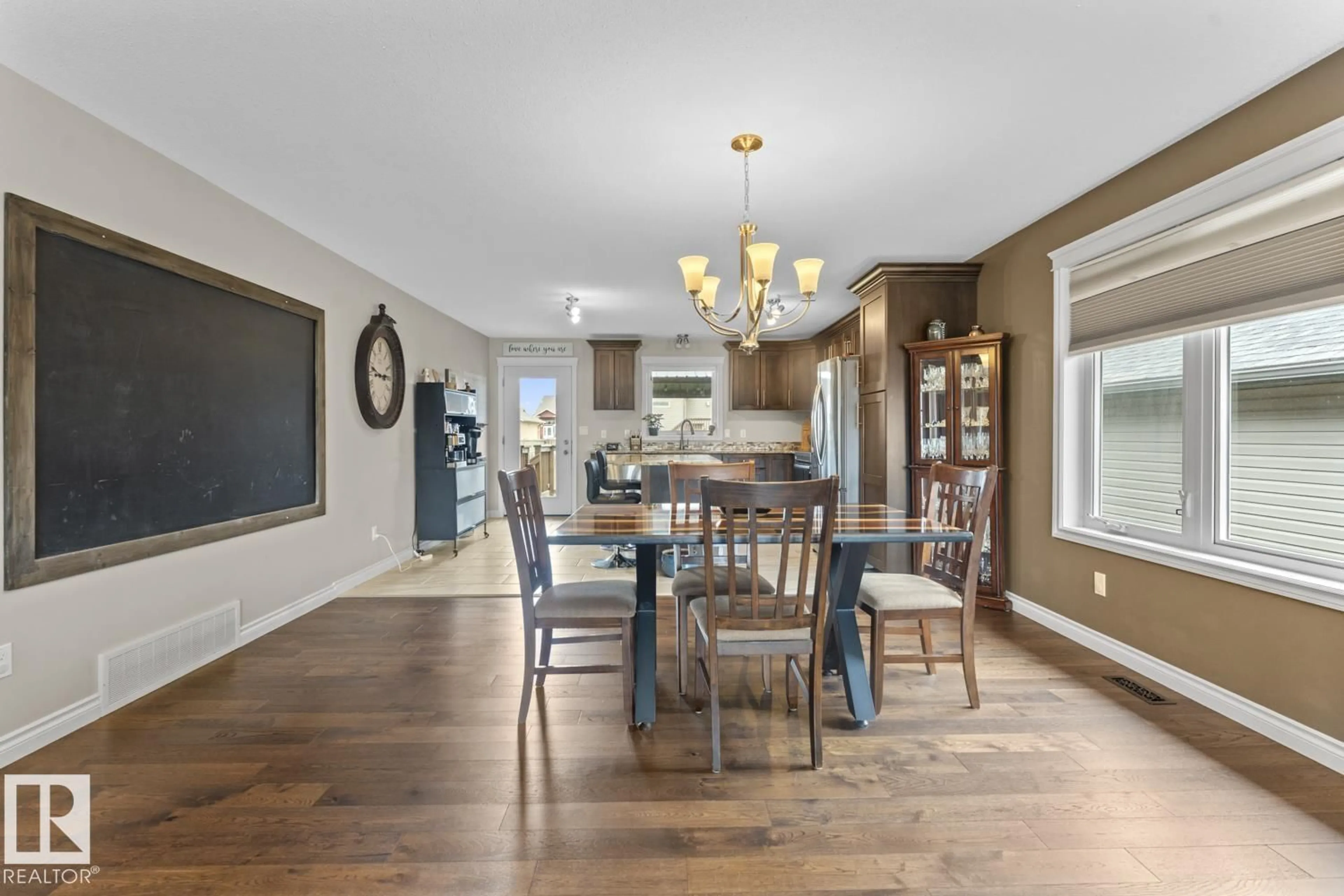 Open concept kitchen, wood/laminate floor for 4924 57 AV, Cold Lake Alberta T9M0E7