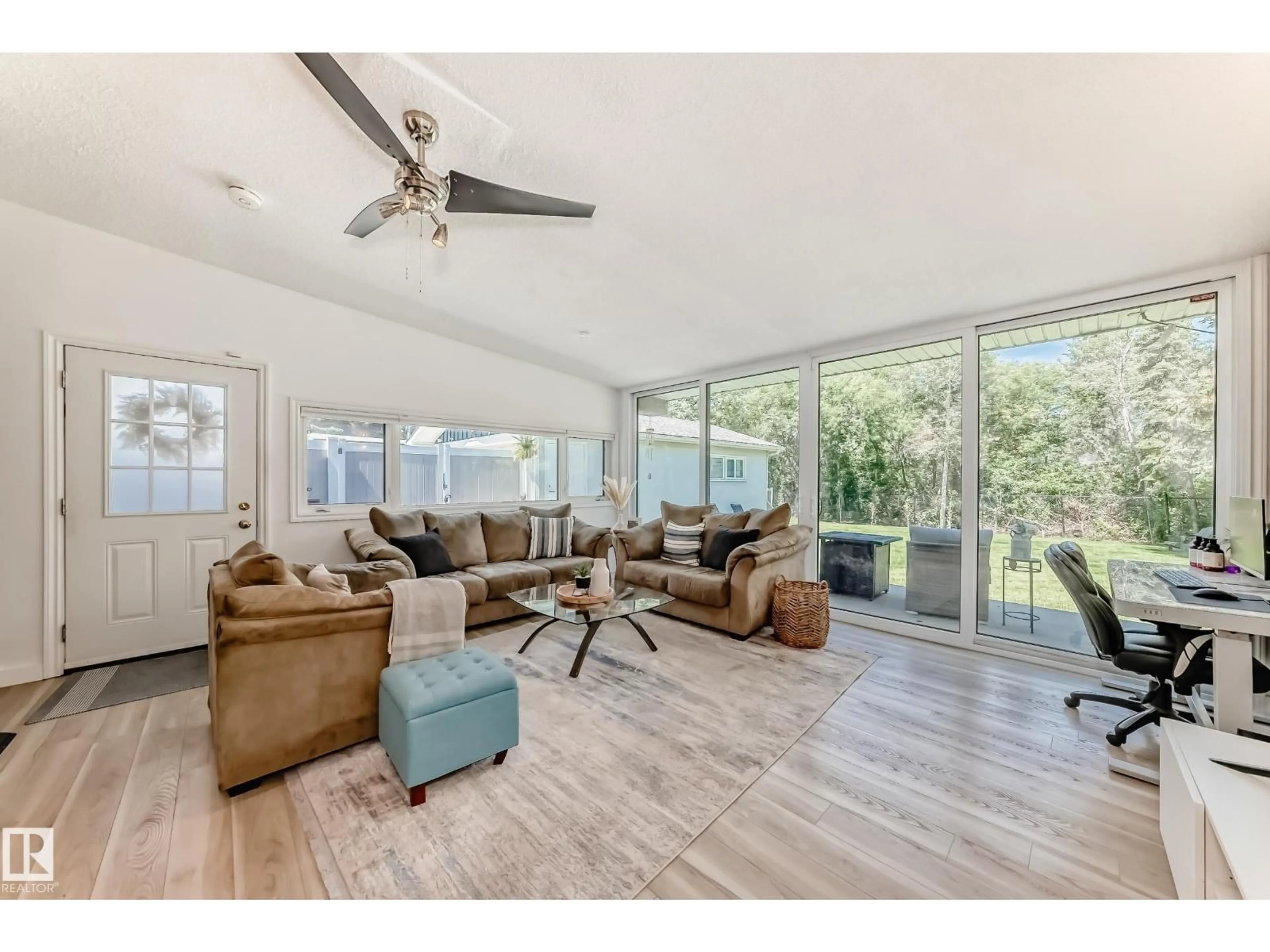 Living room with furniture, unknown for 15226 81 AV, Edmonton Alberta T5R3P1