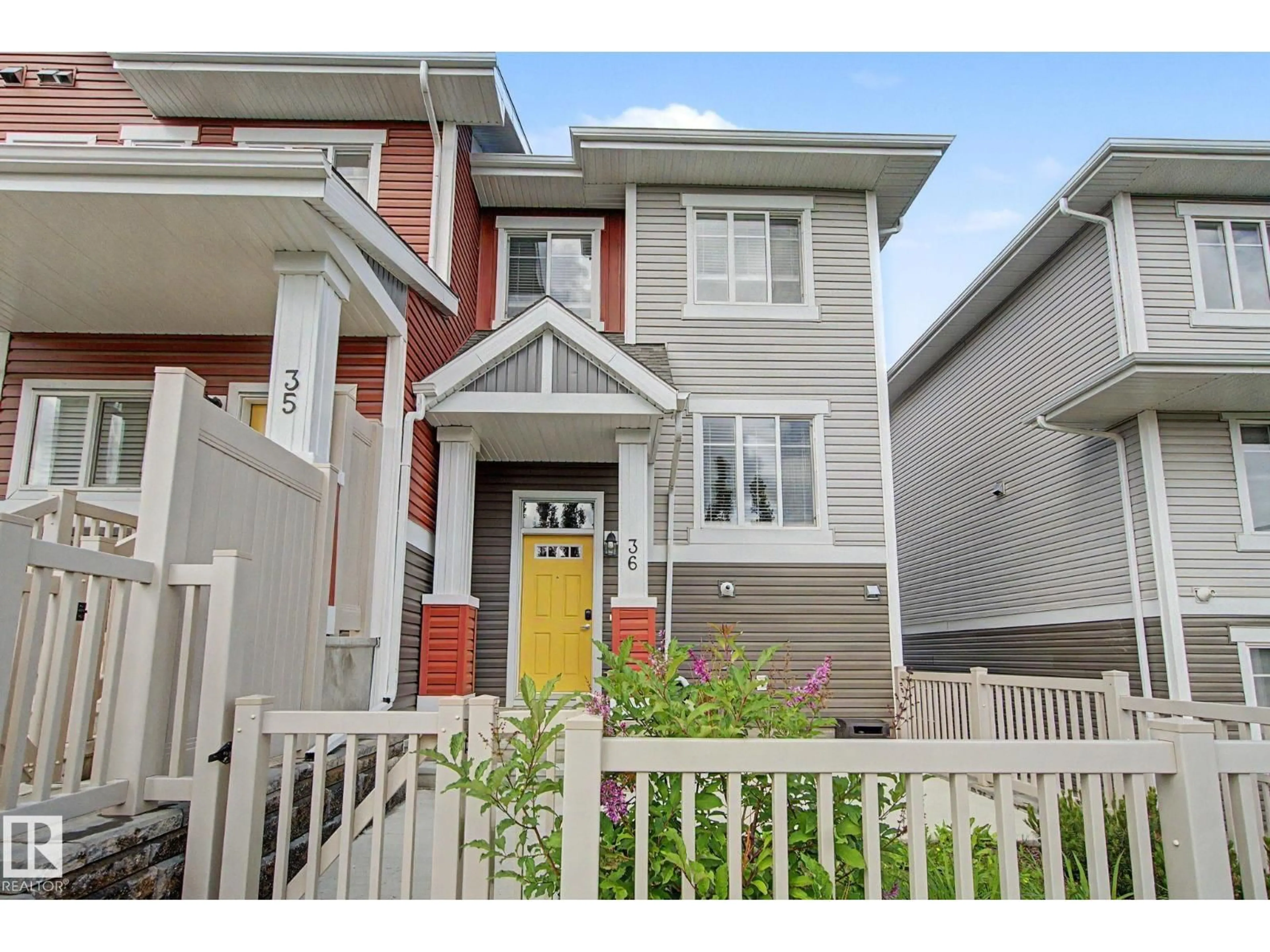 Home with vinyl exterior material, street for #36 - 2905 141 ST, Edmonton Alberta T6W3M4