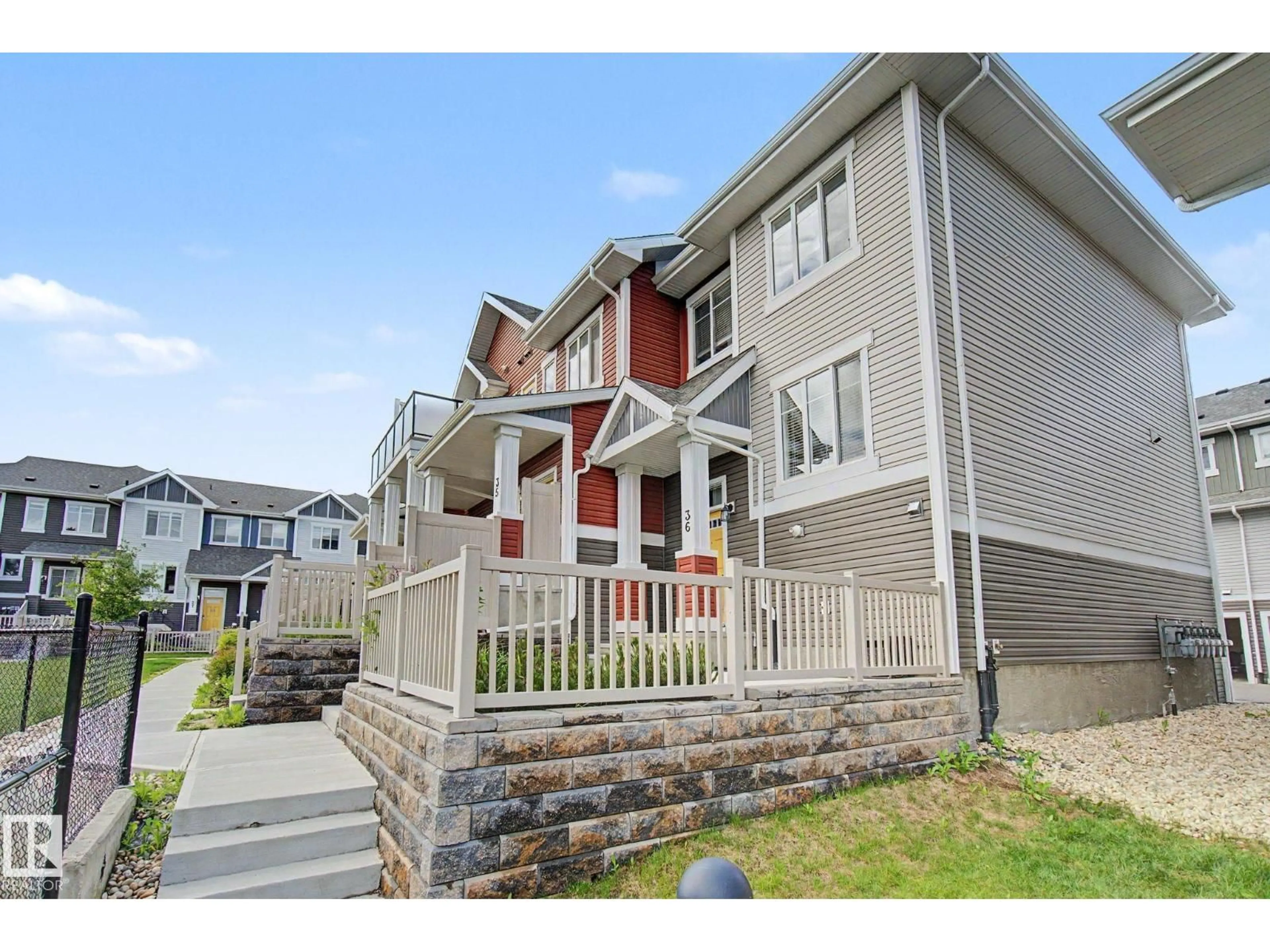 Home with vinyl exterior material, street for #36 - 2905 141 ST, Edmonton Alberta T6W3M4