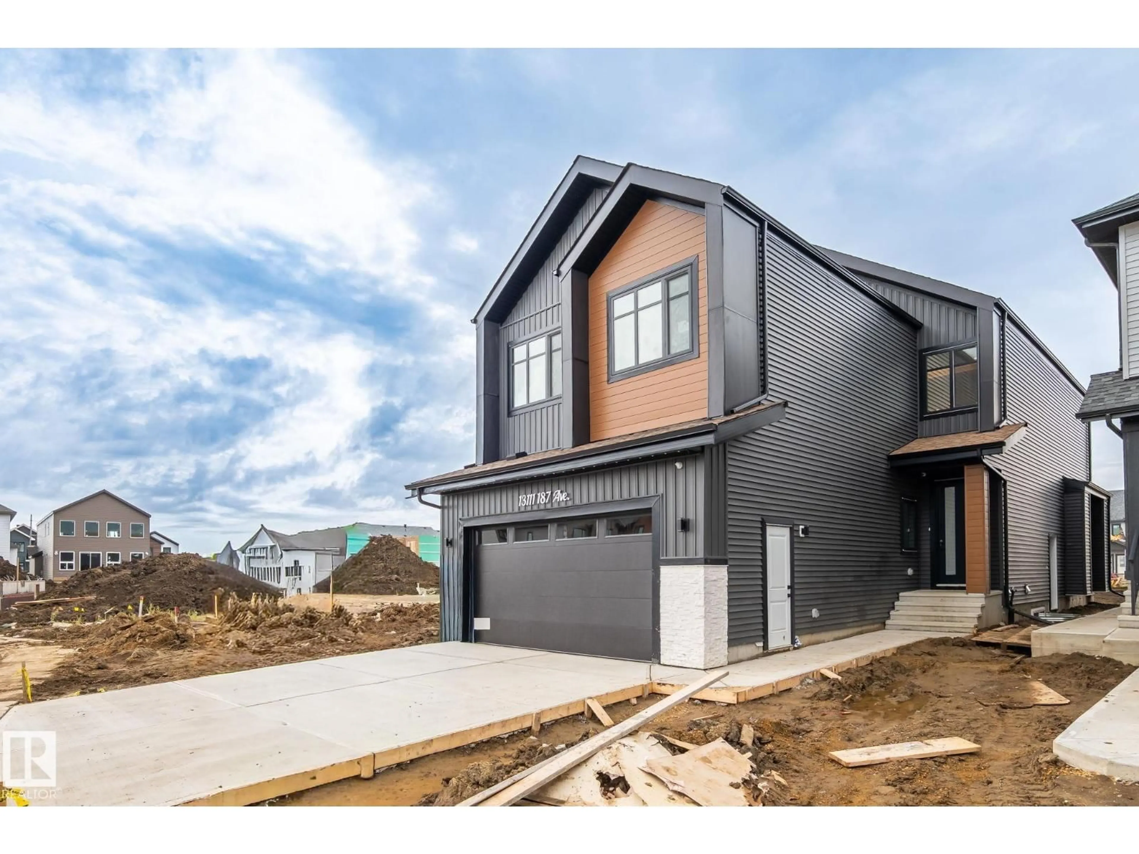 Home with brick exterior material, street for NW - 13111 187 AV, Edmonton Alberta T6V0P4