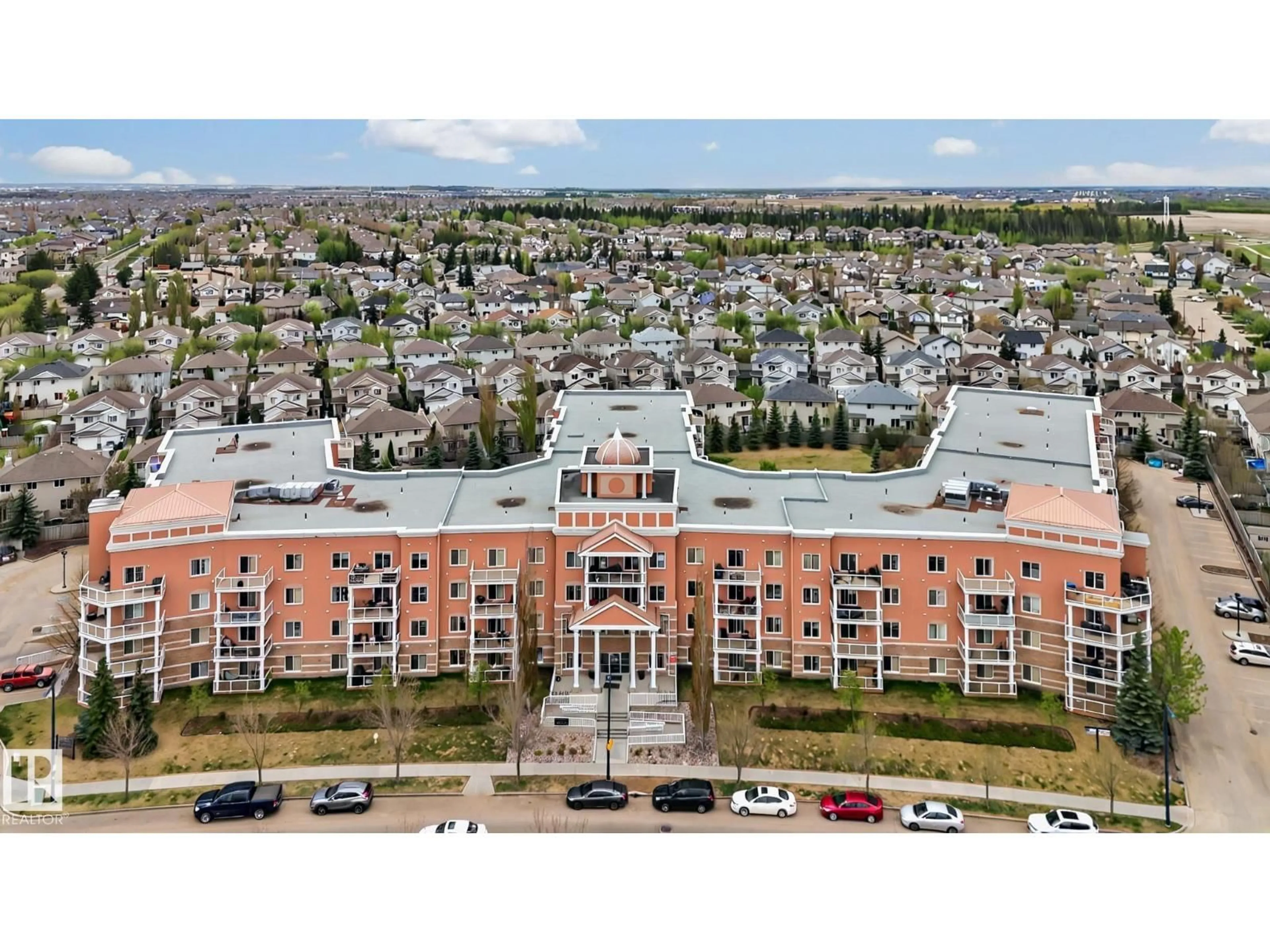 A pic from outside/outdoor area/front of a property/back of a property/a pic from drone, unknown for #104 - 263 MACEWAN RD, Edmonton Alberta T6W0C4
