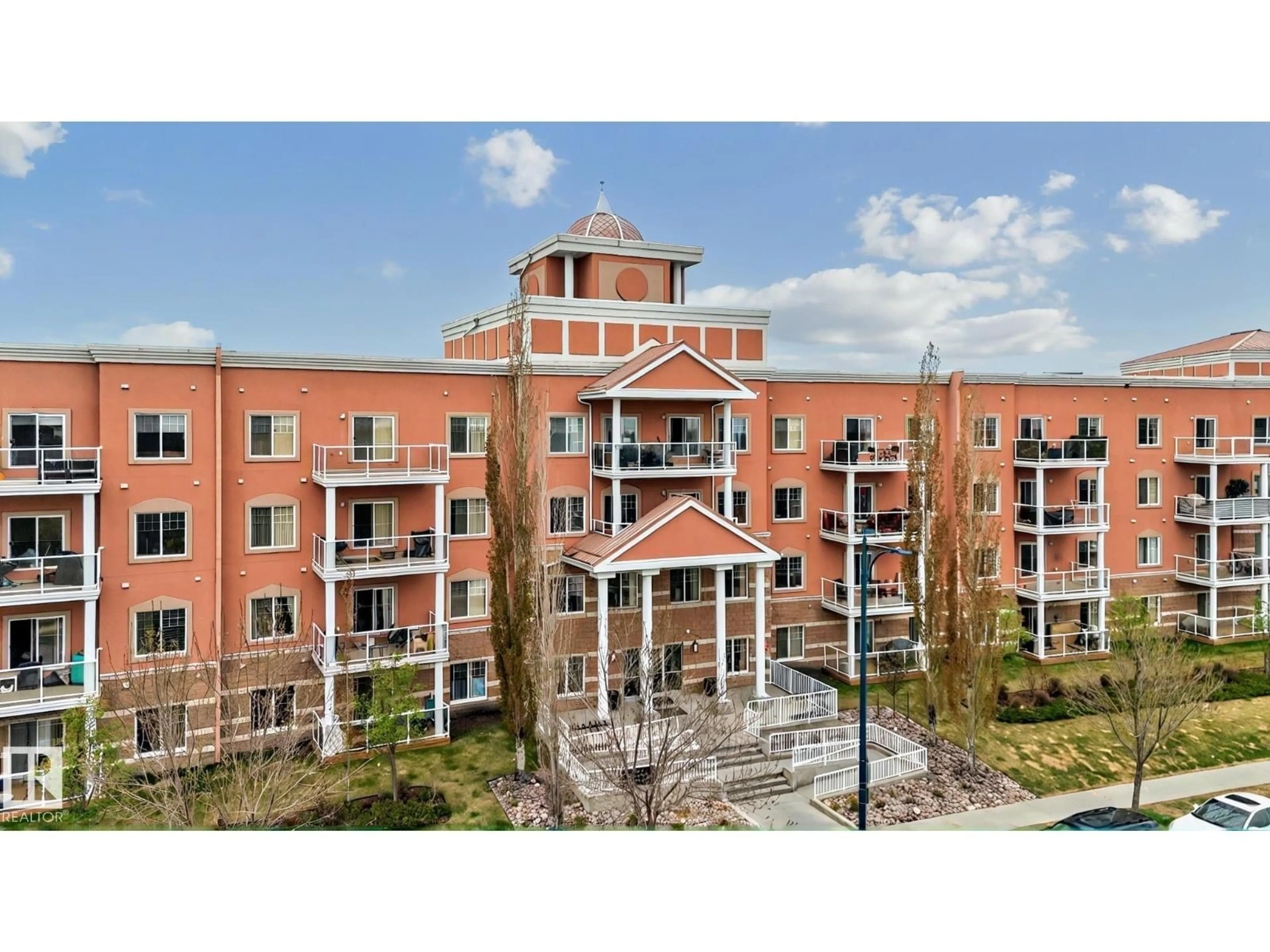 A pic from outside/outdoor area/front of a property/back of a property/a pic from drone, unknown for #104 - 263 MACEWAN RD, Edmonton Alberta T6W0C4