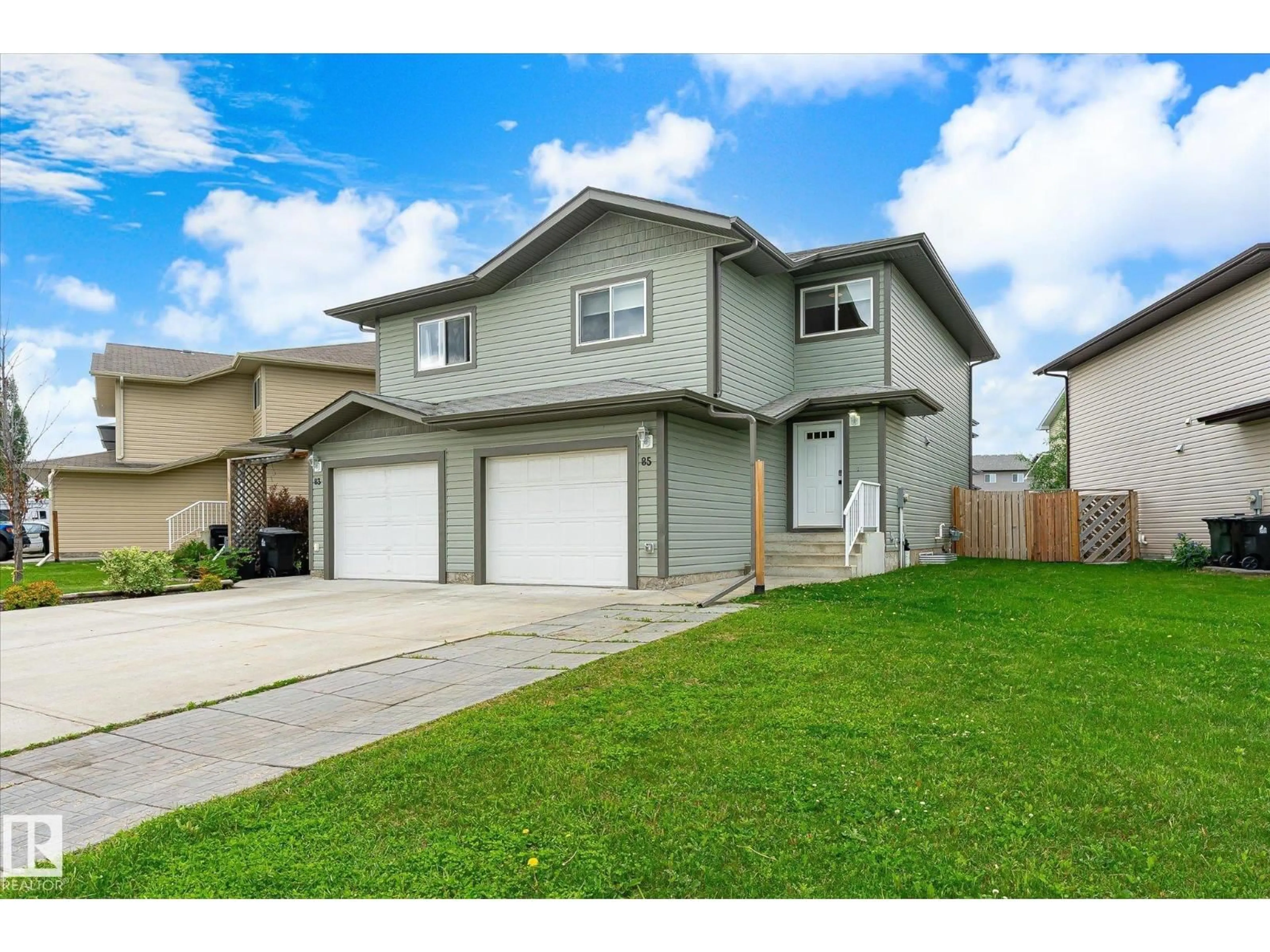 Home with vinyl exterior material, street for 85 HANEY LD, Spruce Grove Alberta T7X0B1